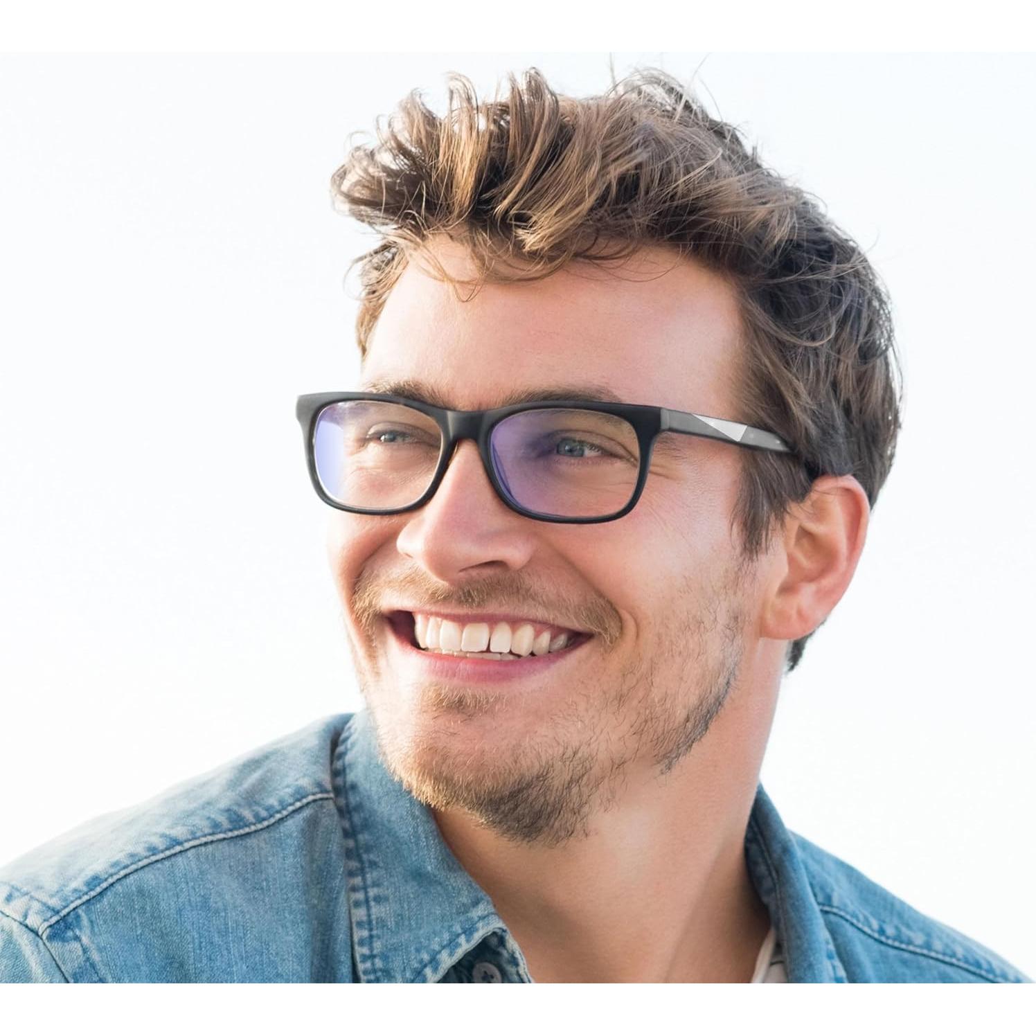 Gafas de Distancia Jcuangr con Bloqueo de Luz Azul - Negro