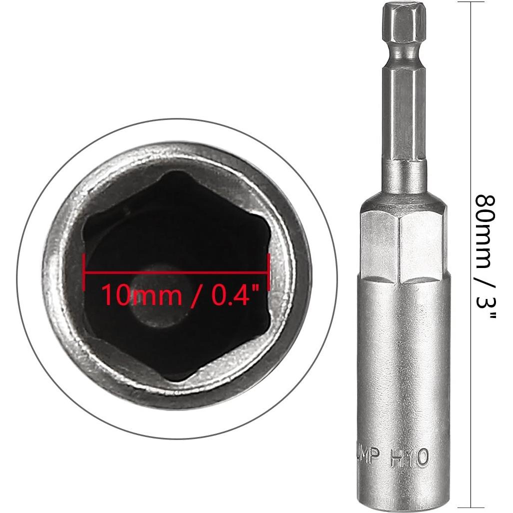 Conjunto de 3 Controladores de Tuercas uxcell 10mm 80mm