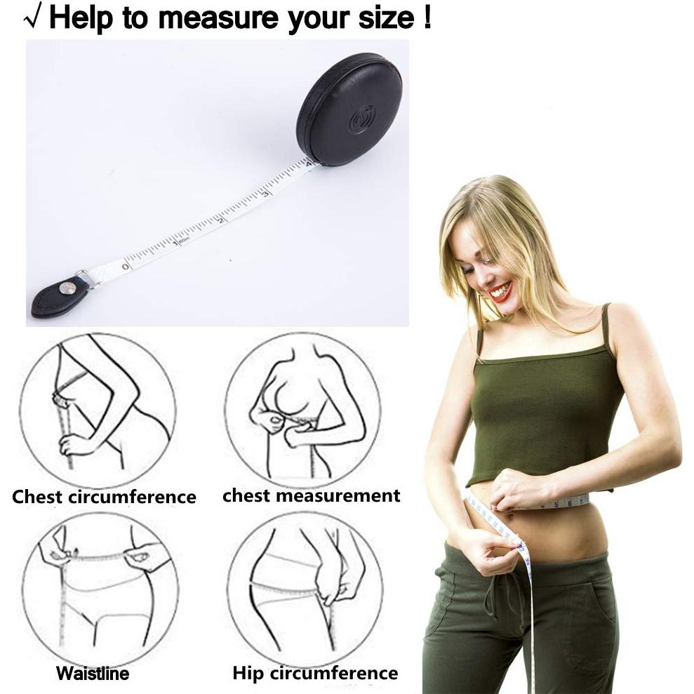 Cinta Métrica Retráctil de Costura Guozun 1.5m Doble Cara