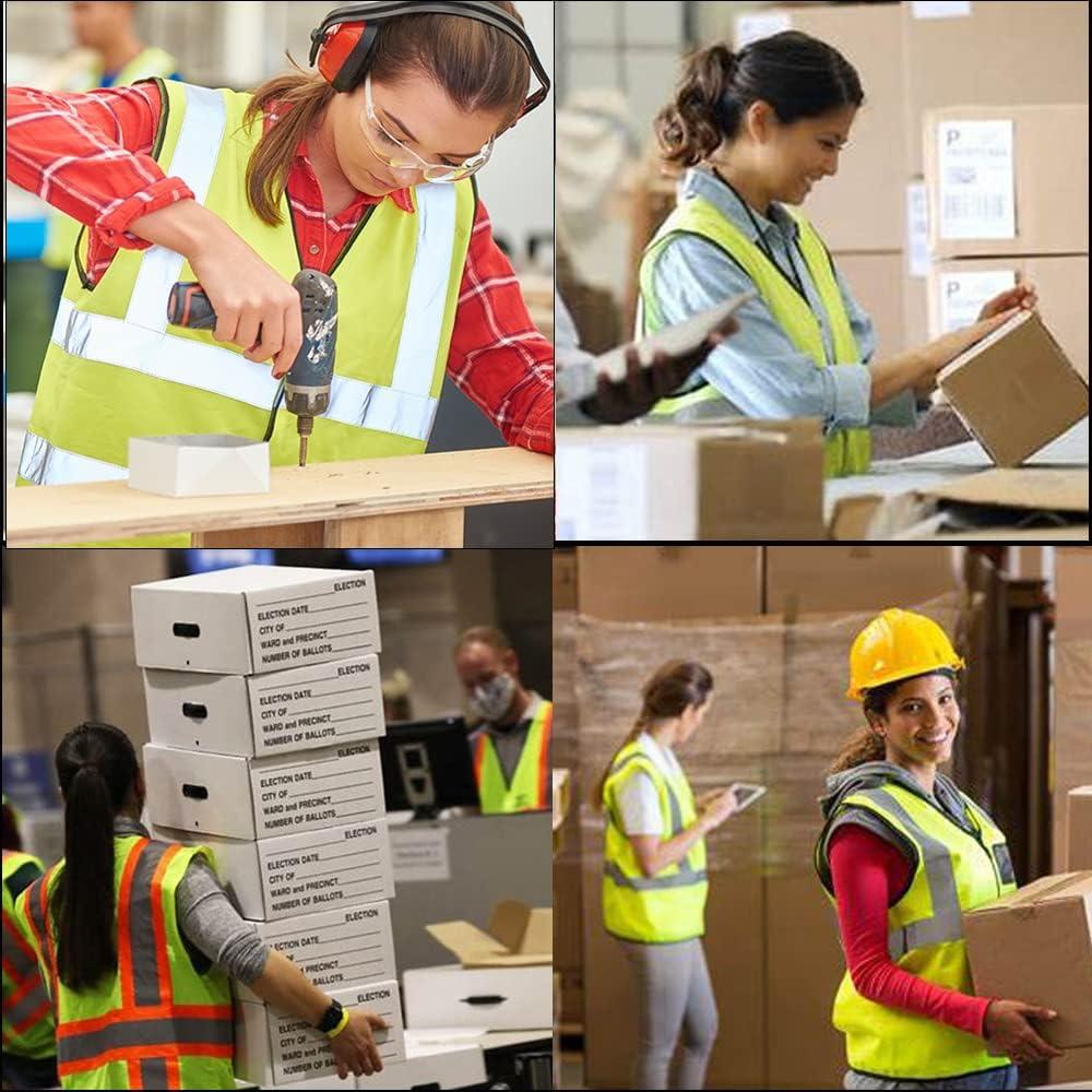 Chaleco Reflectante OPLERAI para Mujeres 5XL Alta Visibilidad