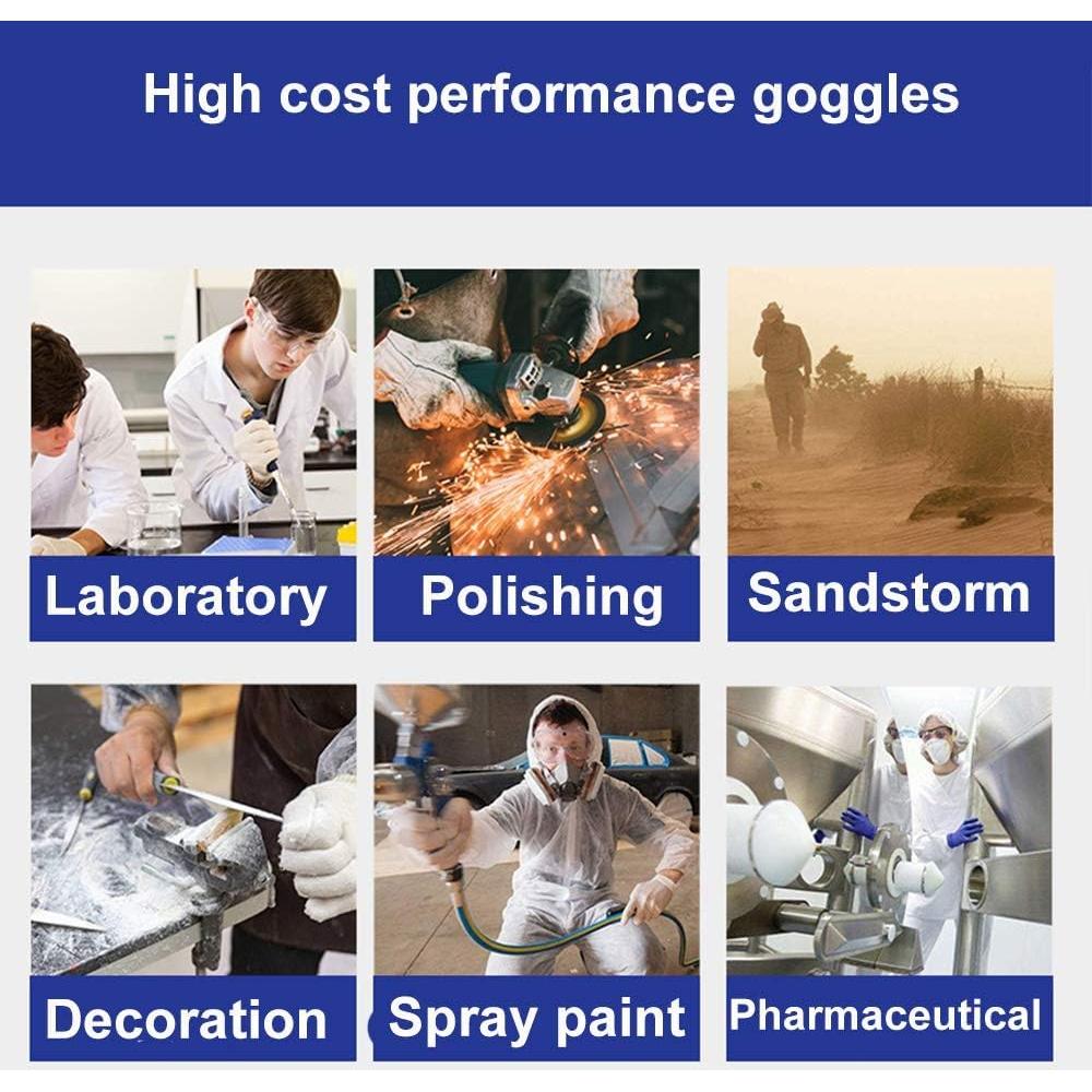 Gafas de Seguridad SUPERMORE Antiempañantes Ajustables