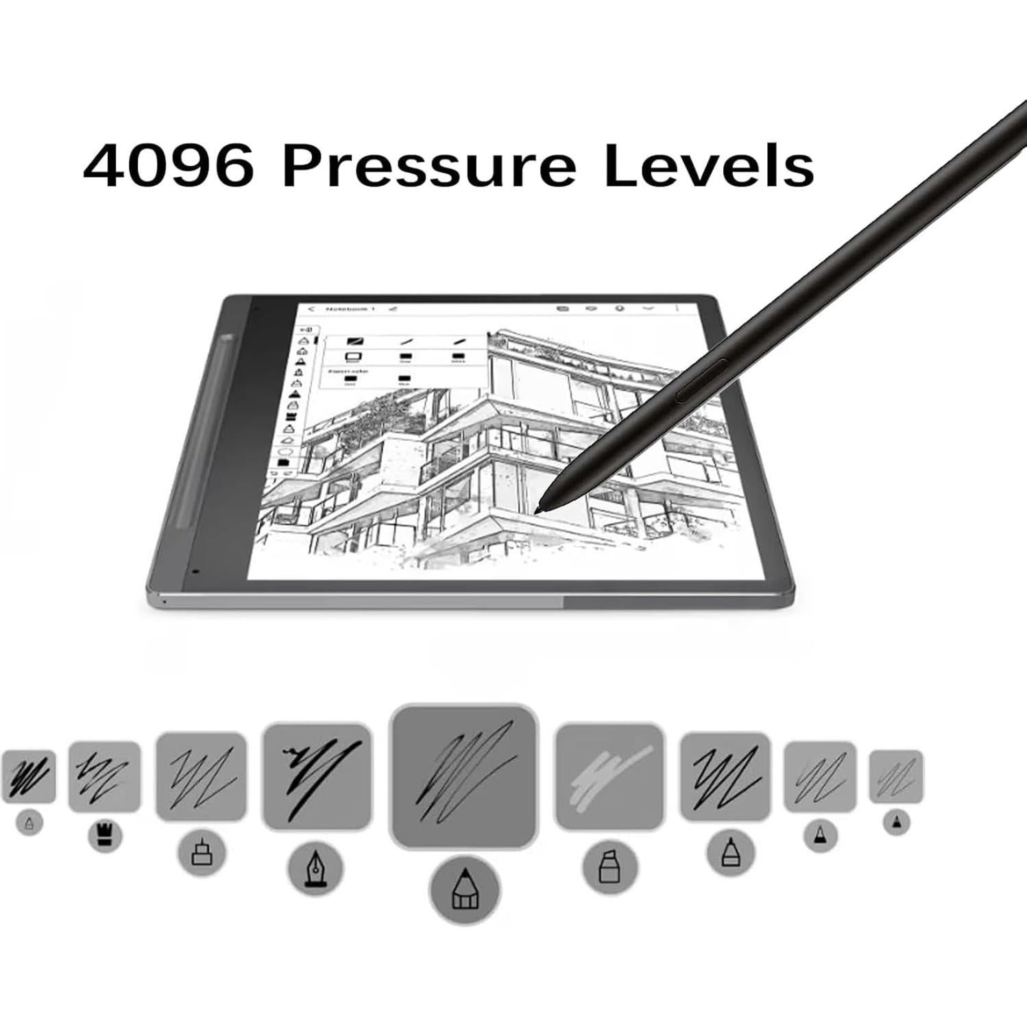 Bolígrafo Inteligente Negro Lenovo Smart Paper 4096 Niveles