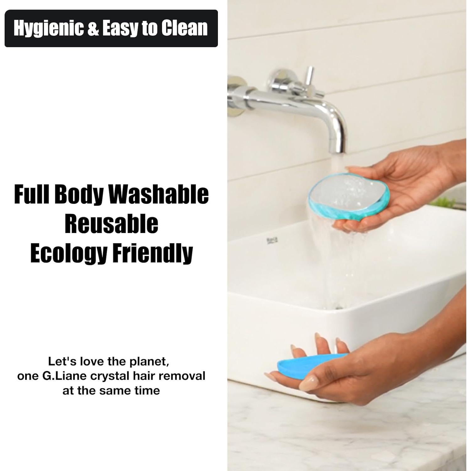 Borrador de Cabello de Cristal G.Liane Aqua - Exfoliador Corporal