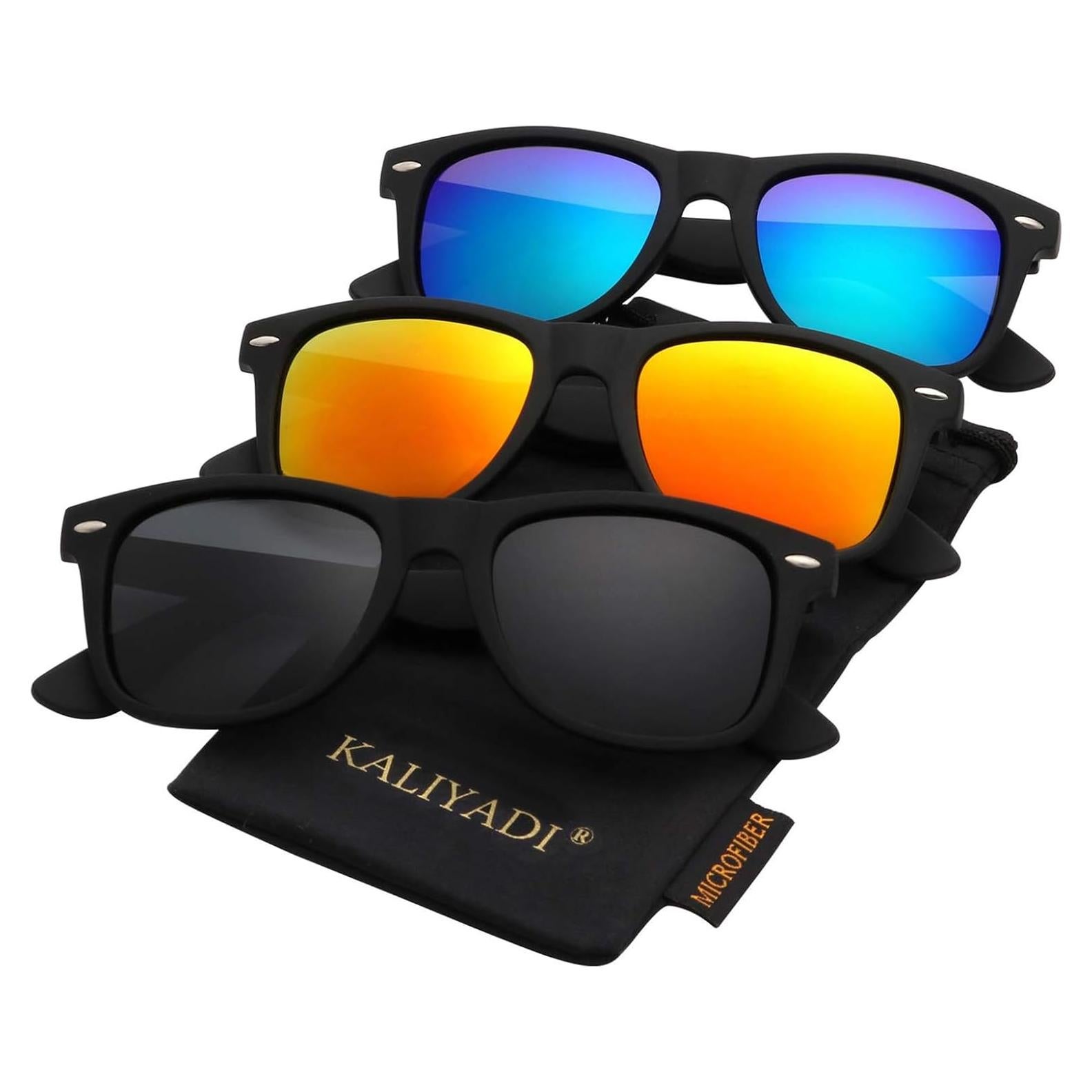 Gafas de Sol Polarizadas KALIYADI 3 Paquete UV Protección