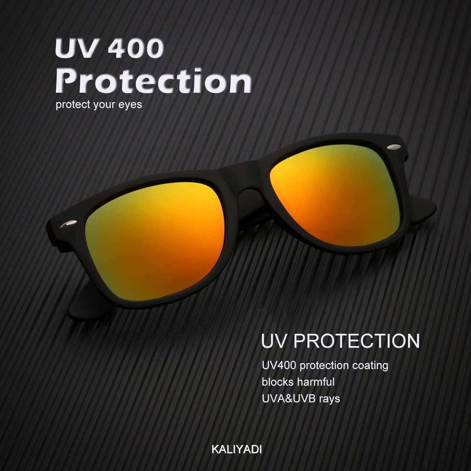 Gafas de Sol Polarizadas KALIYADI 3 Paquete UV Protección