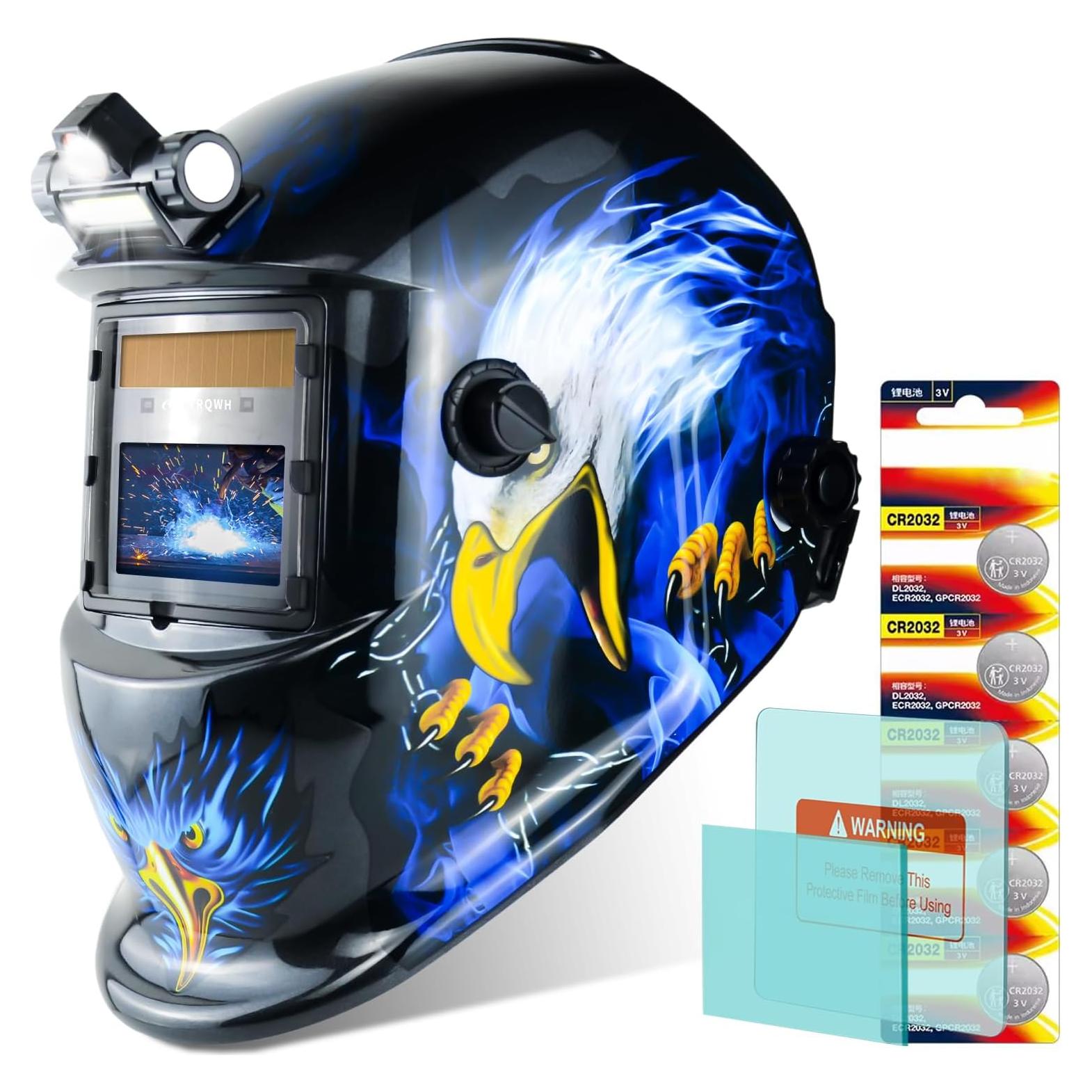 Casco de Soldadura TRQWH HD80 Solar Automático 9-13