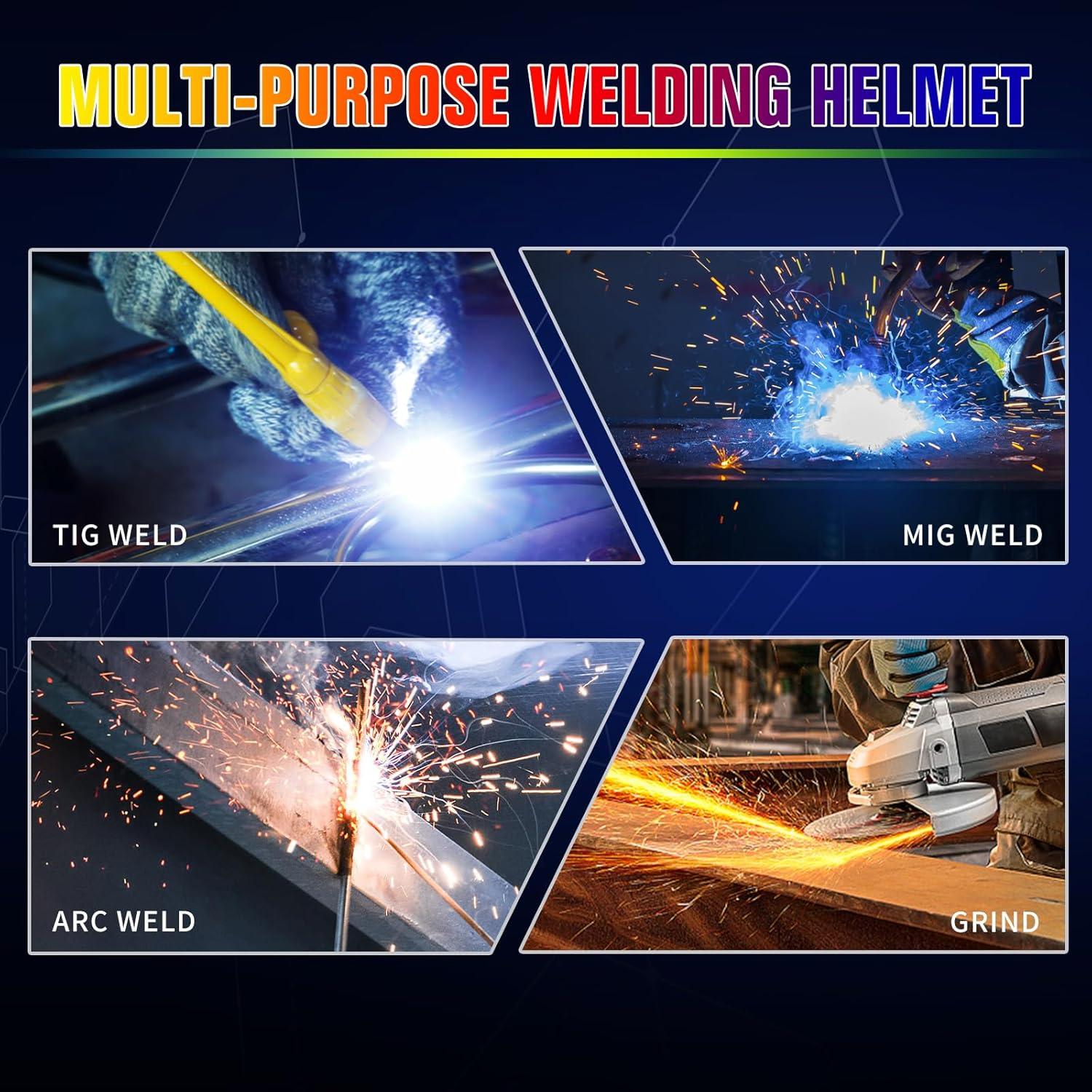 Casco de Soldadura TRQWH HD80 Solar Automático 9-13