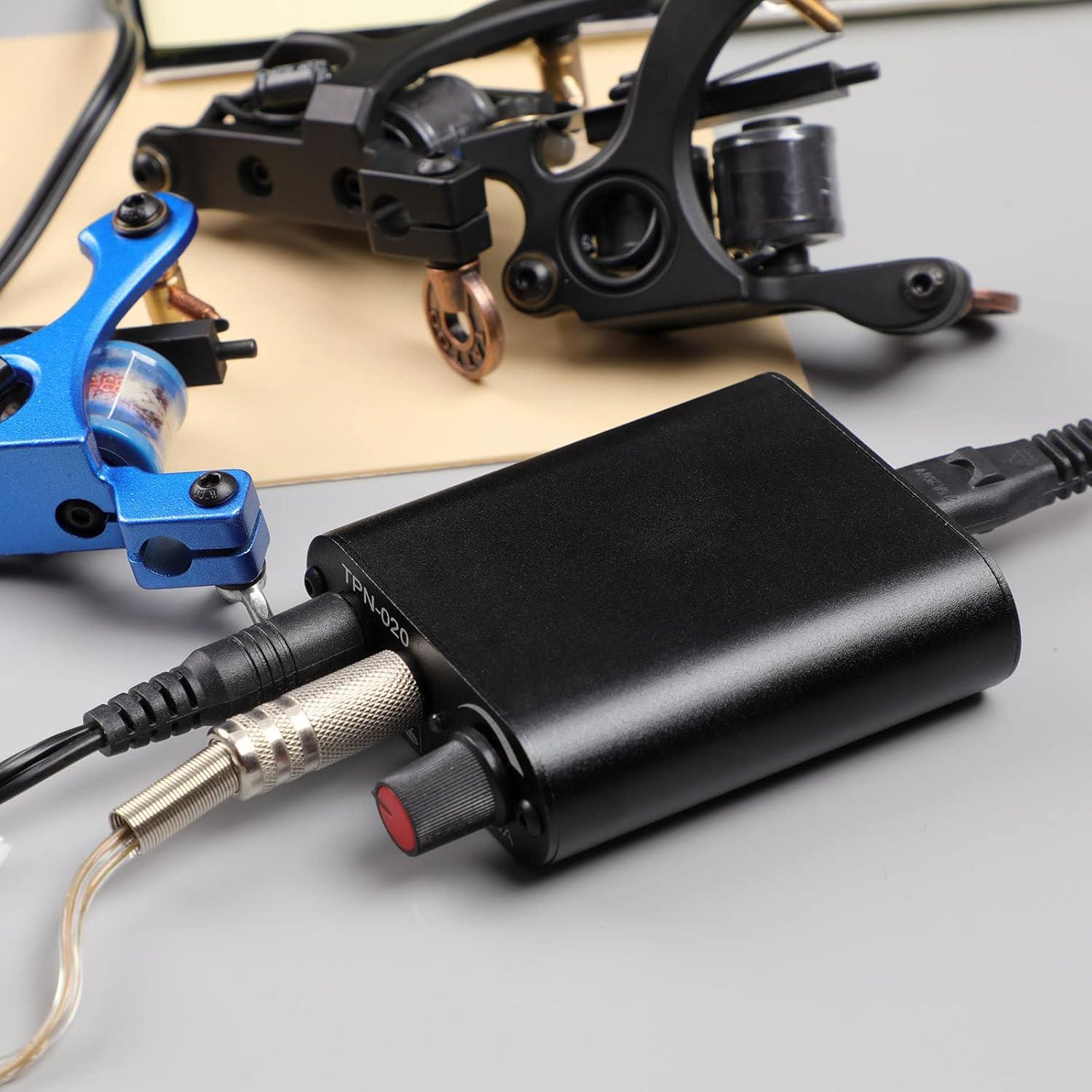 Kit Completo de Tatuaje Hawink 4 Máquinas 14 Tintas y Agujas