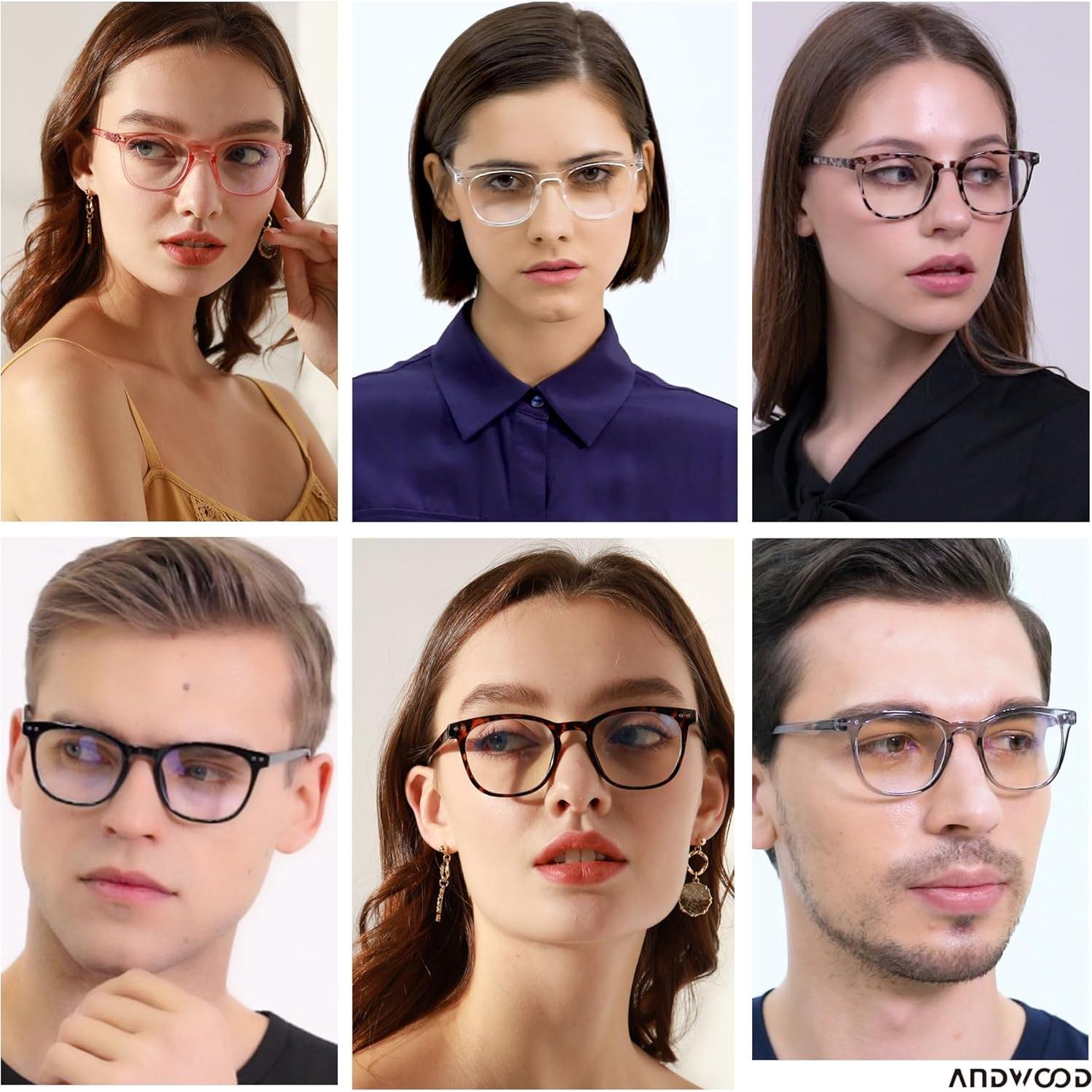 Gafas ANDWOOD fotocromáticas anti-luz azul para adultos