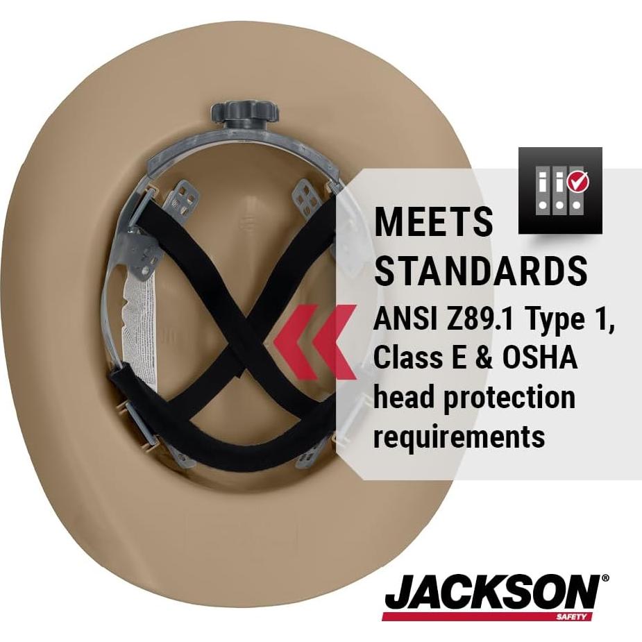 Casco Jackson Safety Cowboy - Estilo Western con Visera