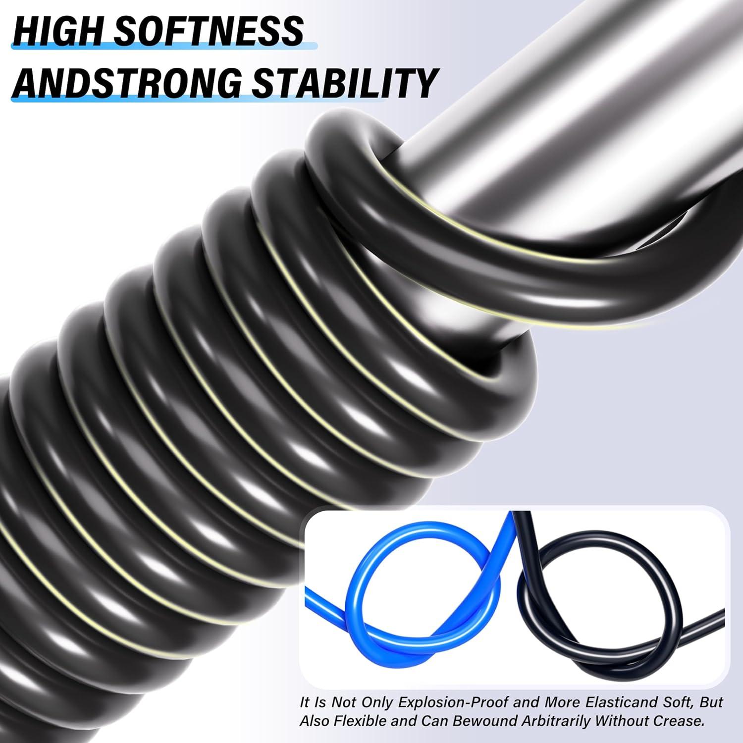 Tubo Neumático TAILONZ 1/4" OD Negro 60 metros