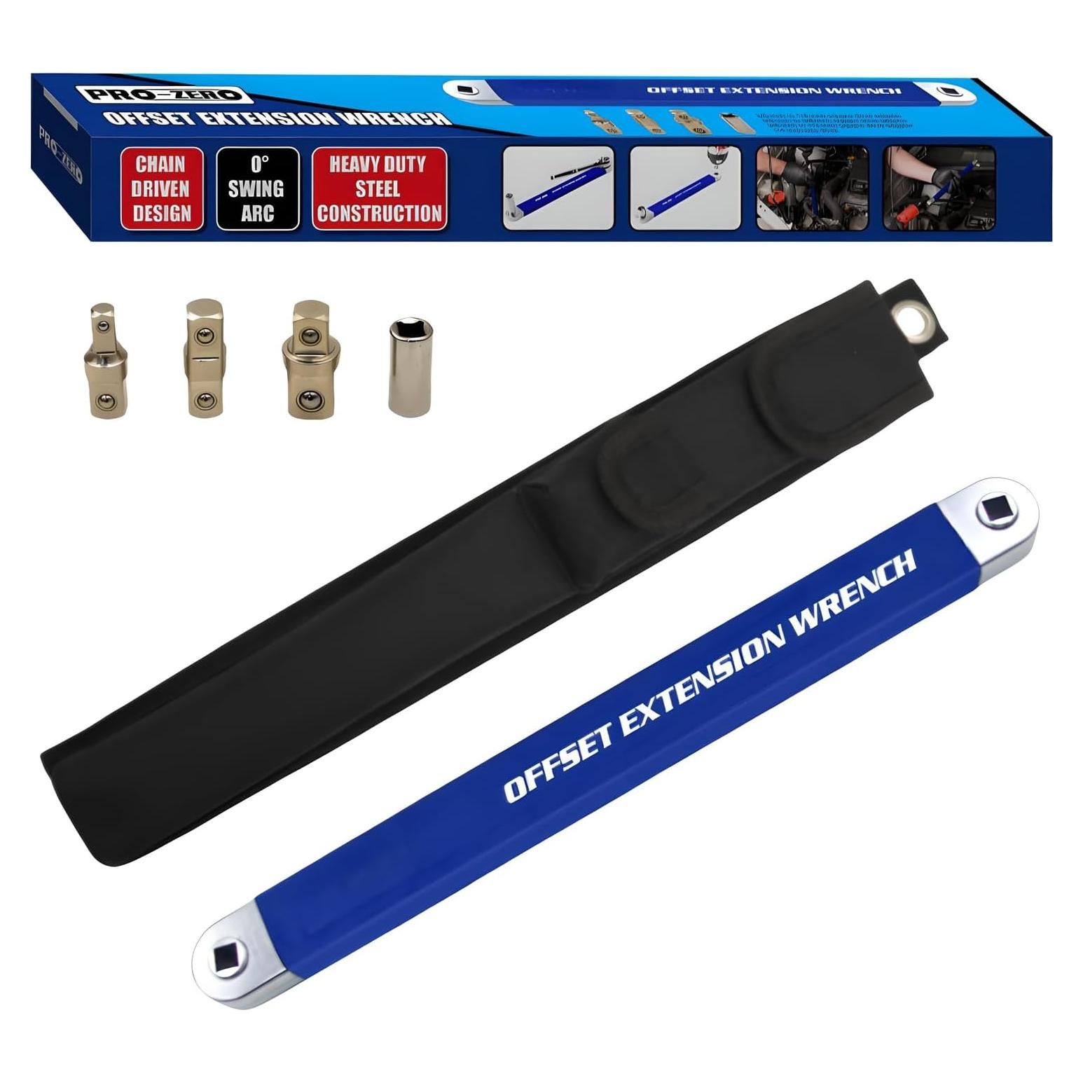 Llave de Extensión Offset RZKNIP 38.1 cm con Adaptadores