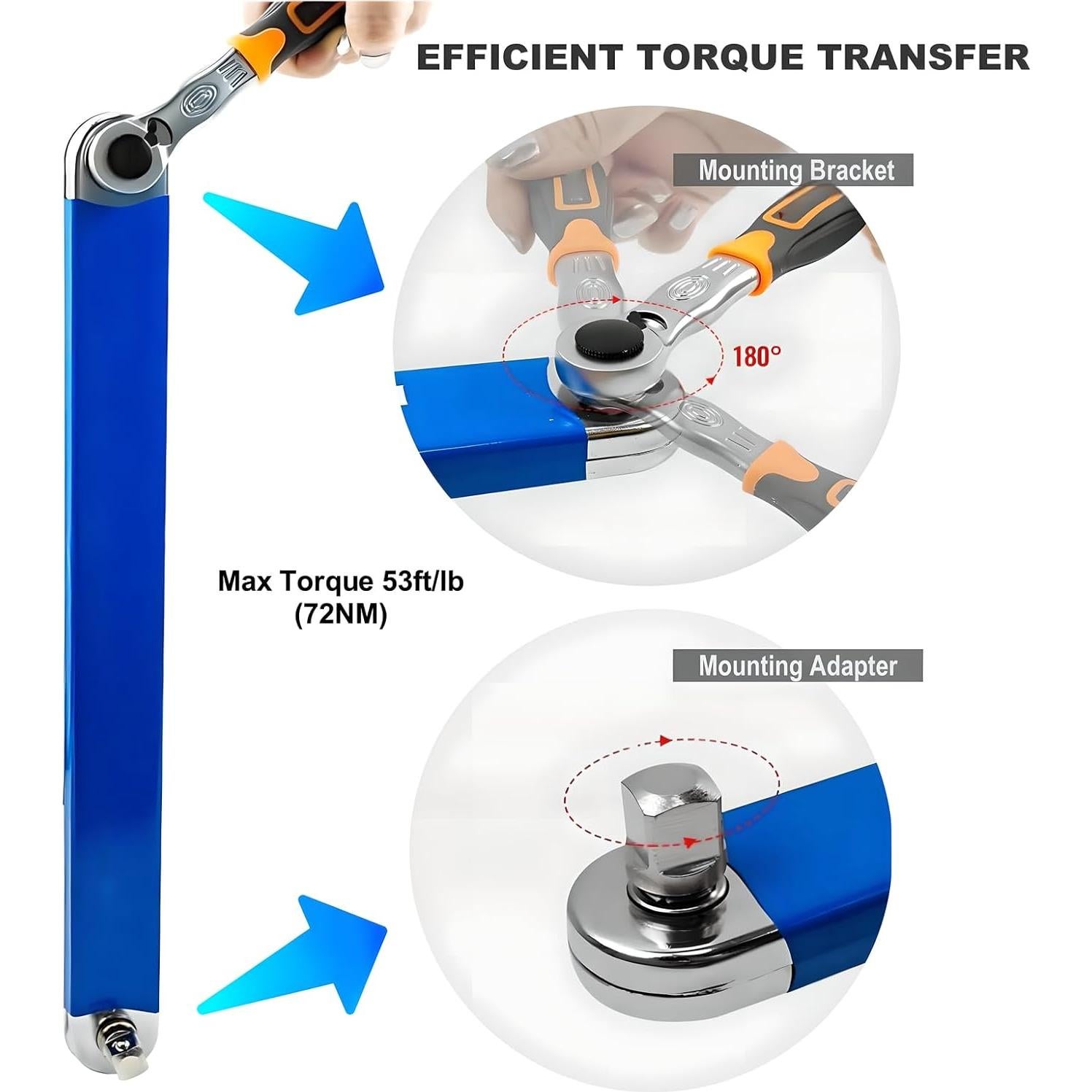 Llave de Extensión Offset RZKNIP 38.1 cm con Adaptadores