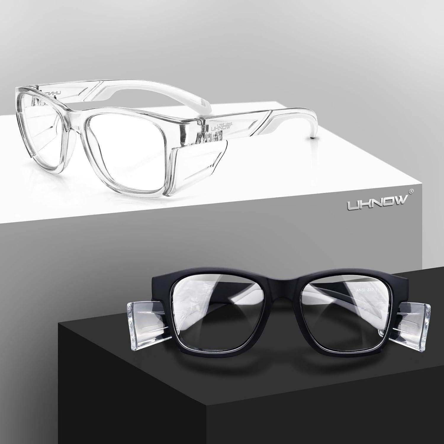 Gafas de Seguridad UKNOW - Antivaho y UV - ANSI Z87.1