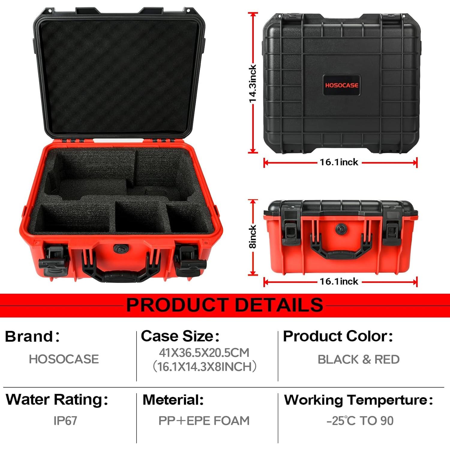 Funda Dura Impermeable HOSOCASE para Compresor Milwaukee M18