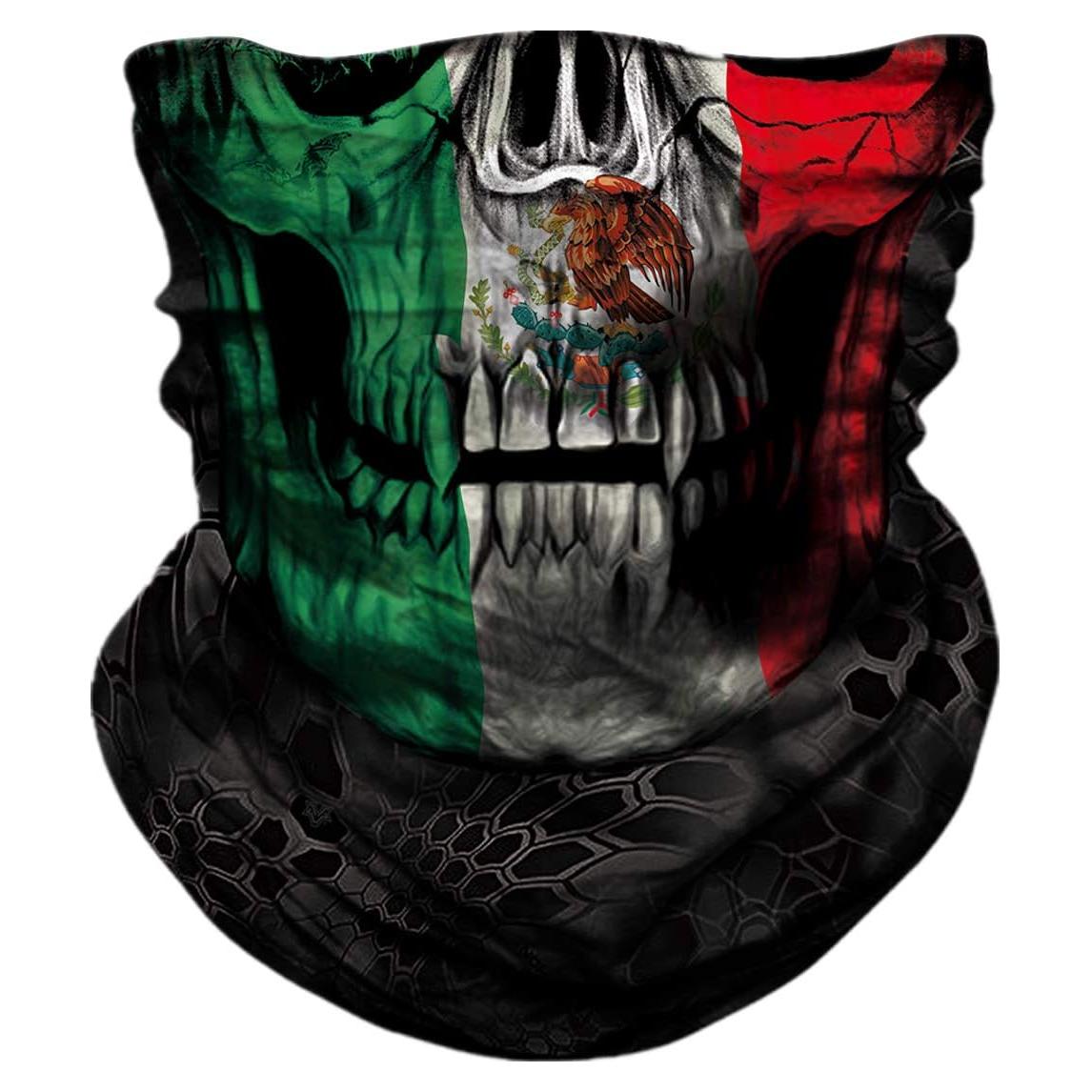 Bufanda Gaiter Escudo Águila Negra Sin Costuras UV