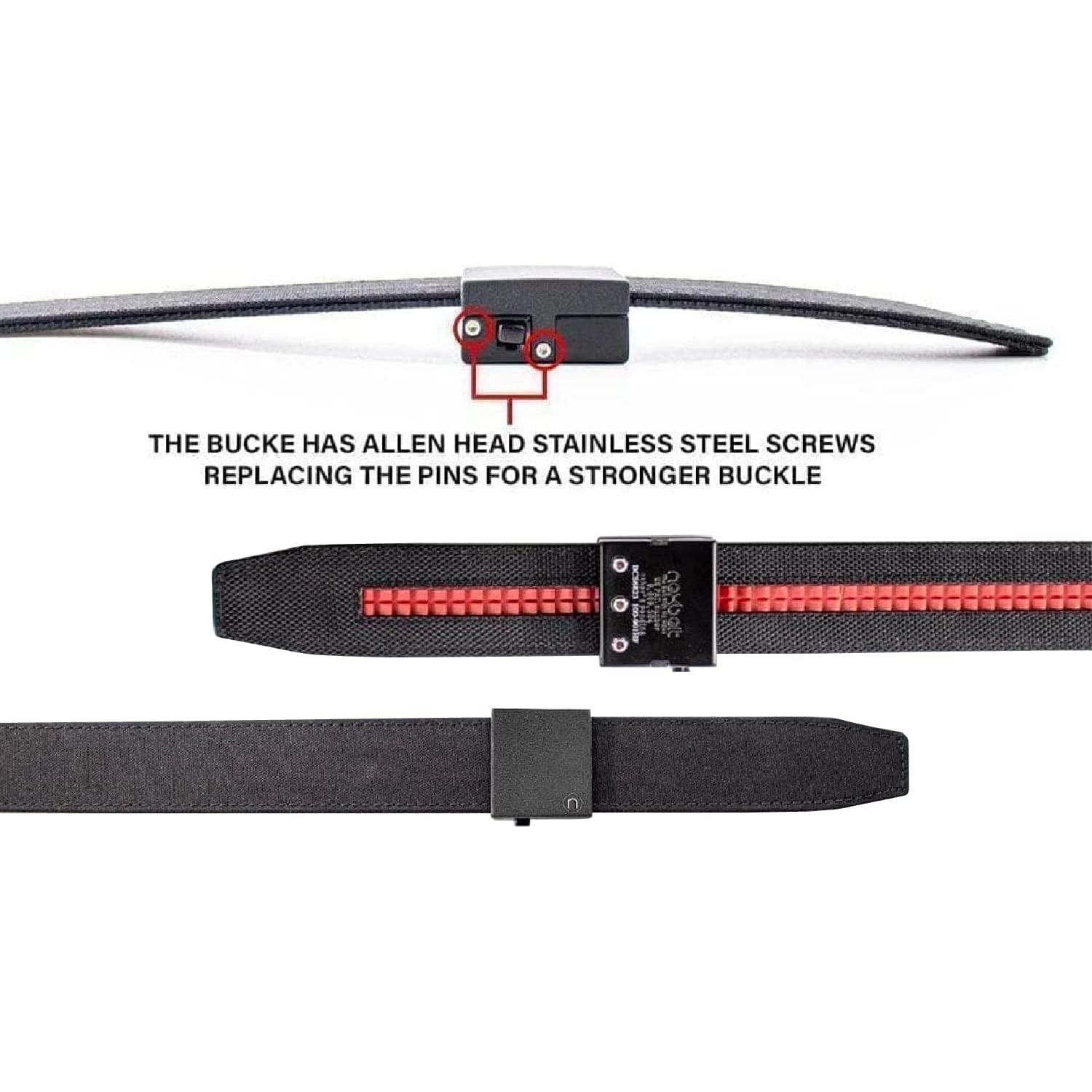 Cinturón Nexbelt EDC Supreme Appendix Negro 38mm Nylon