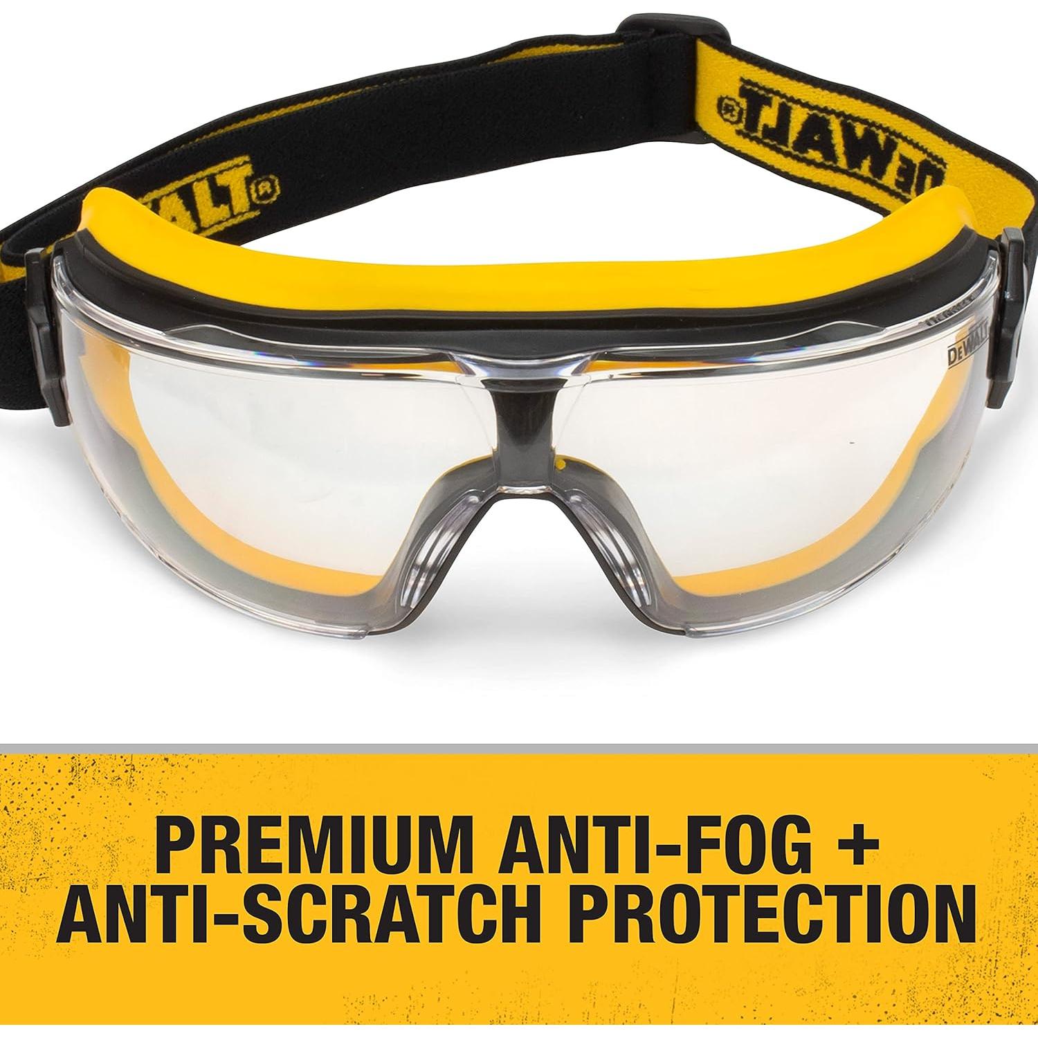 Gafas de seguridad DEWALT DPG84 claras antiempañante