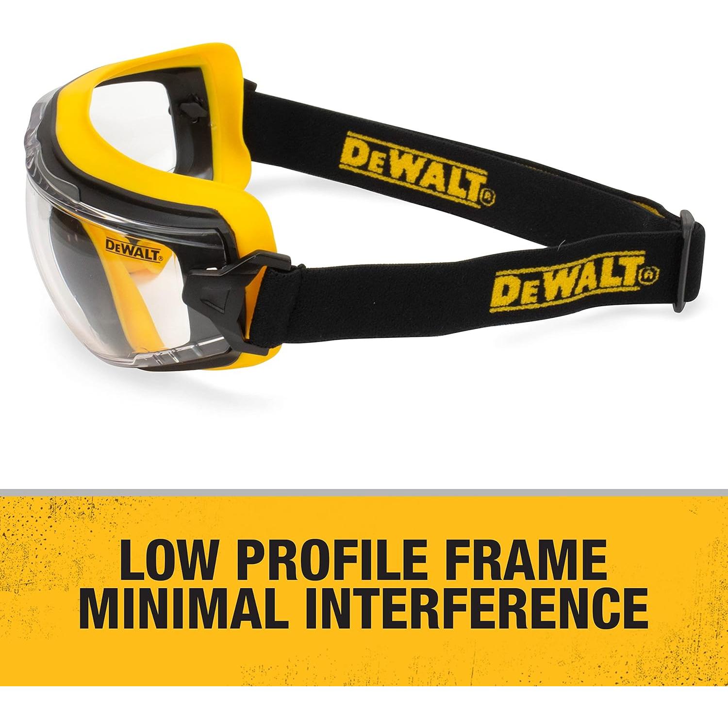 Gafas de seguridad DEWALT DPG84 claras antiempañante