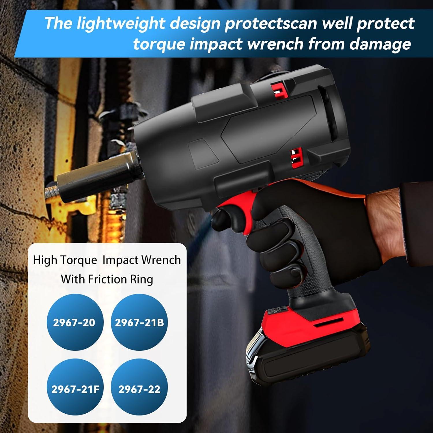 Bota Protectora de Goma Blifula para Llave de Impacto M18 FUEL