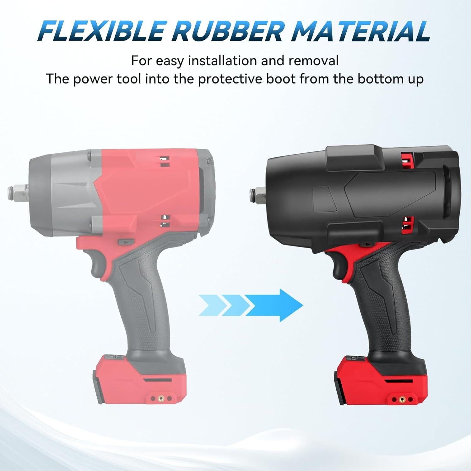 Bota Protectora de Goma Blifula para Llave de Impacto M18 FUEL