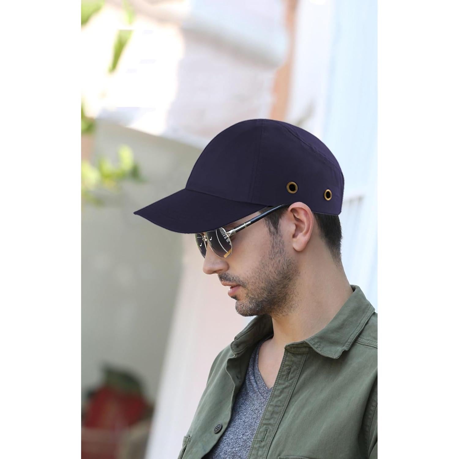 Gorra de Seguridad UBASIC A8588 Negra Transpirable