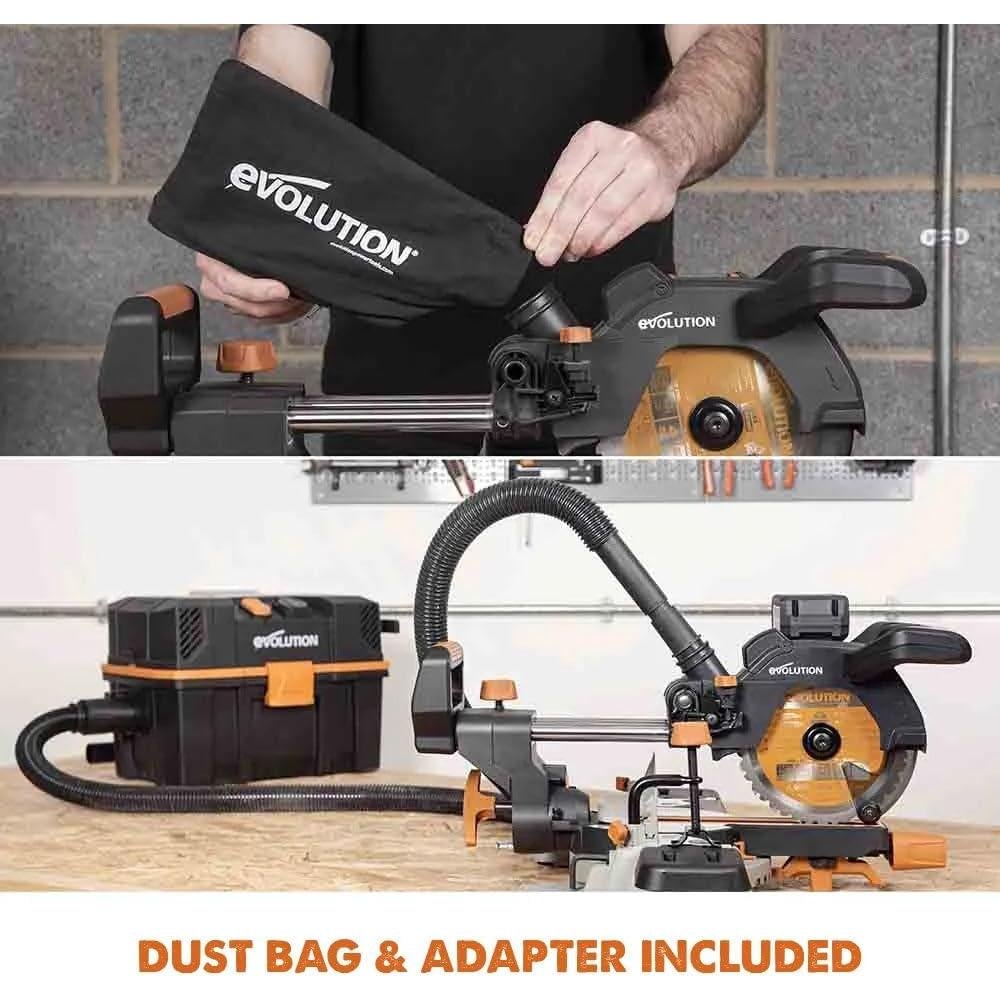 Sierra Ingletadora Inalámbrica Evolution R185SMS-Li 850W 185mm