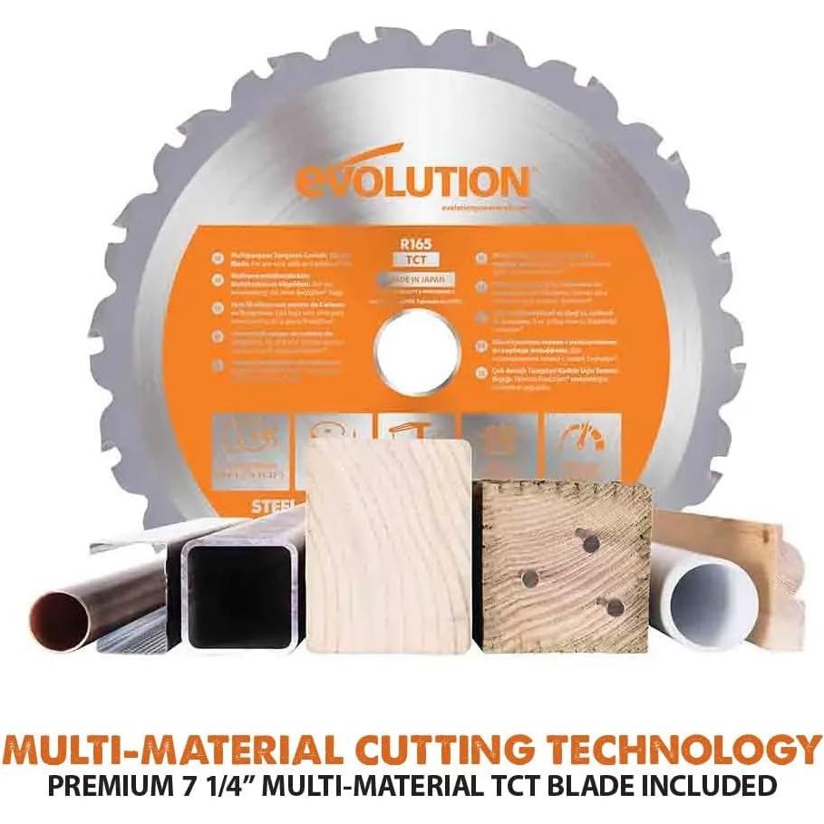 Sierra Ingletadora Inalámbrica Evolution R185SMS-Li 850W 185mm