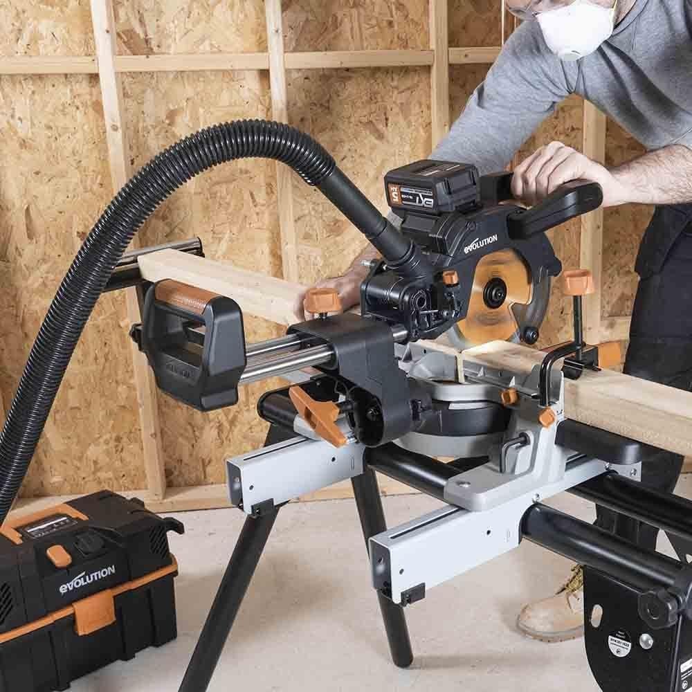 Sierra Ingletadora Inalámbrica Evolution R185SMS-Li 850W 185mm