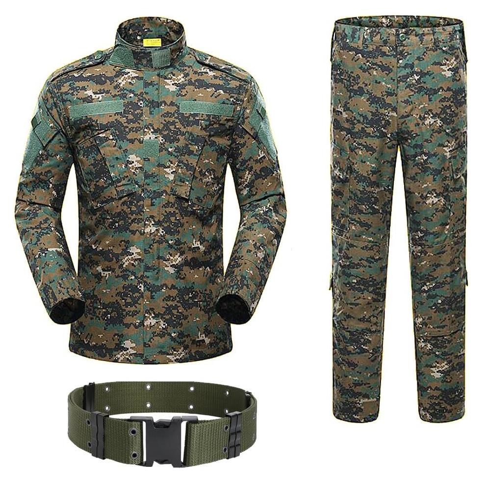 Traje BDU Táctico Militar Hombres Camisa y Pantalones