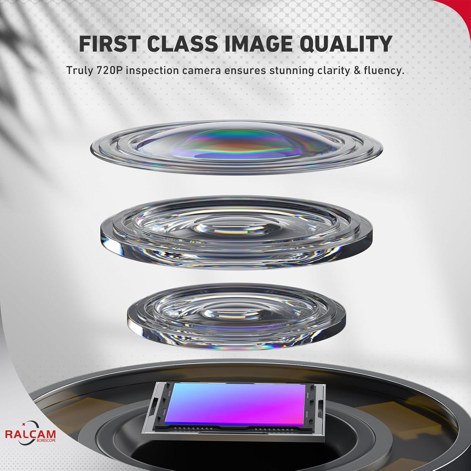 Borescopio Articulado Ralcam 5.5mm con Luz para Inspección