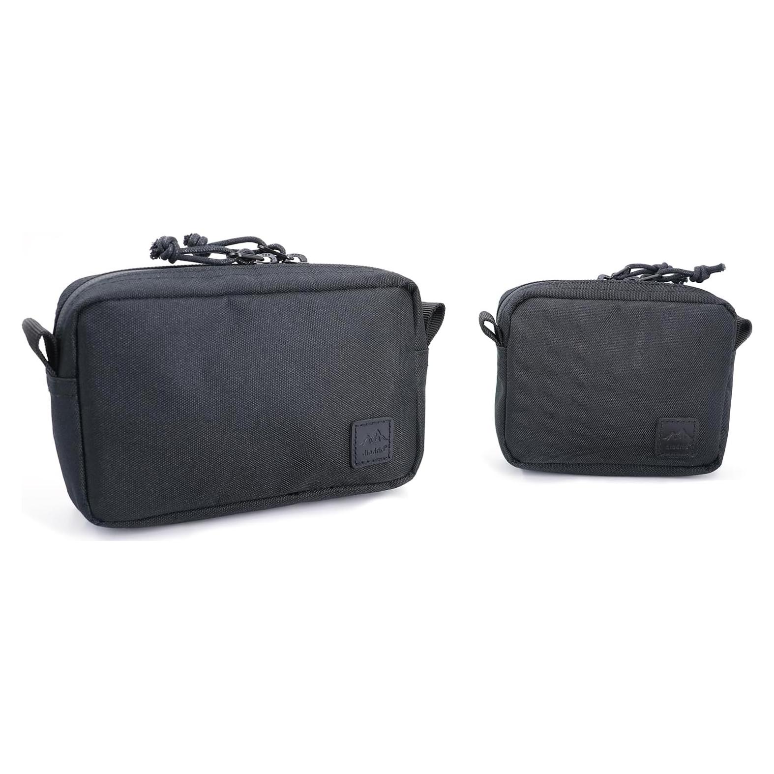Bolsa de Cintura Diodrio 2 Pack EDC Impermeable Negra