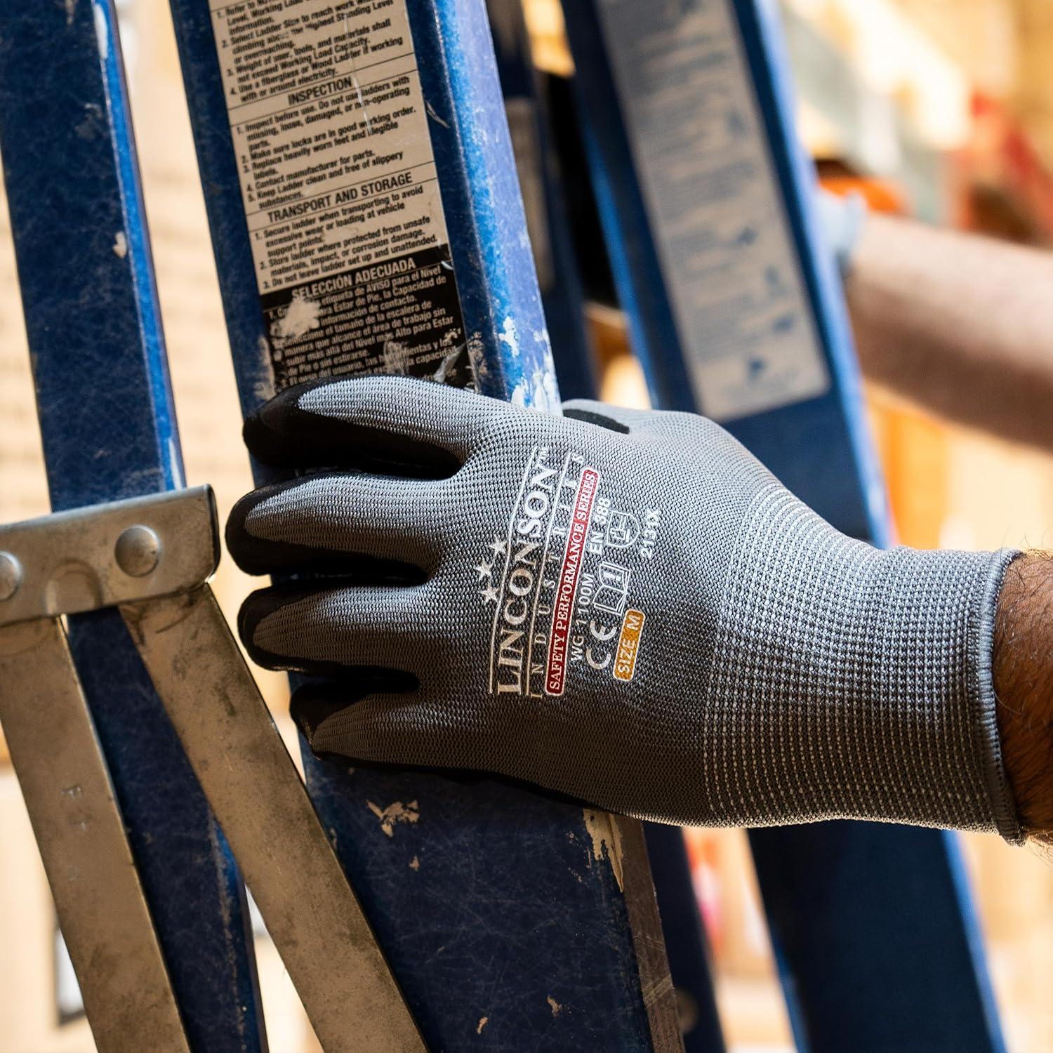 Guantes de Trabajo Linconson Wg110x 12 Piezas Seguridad