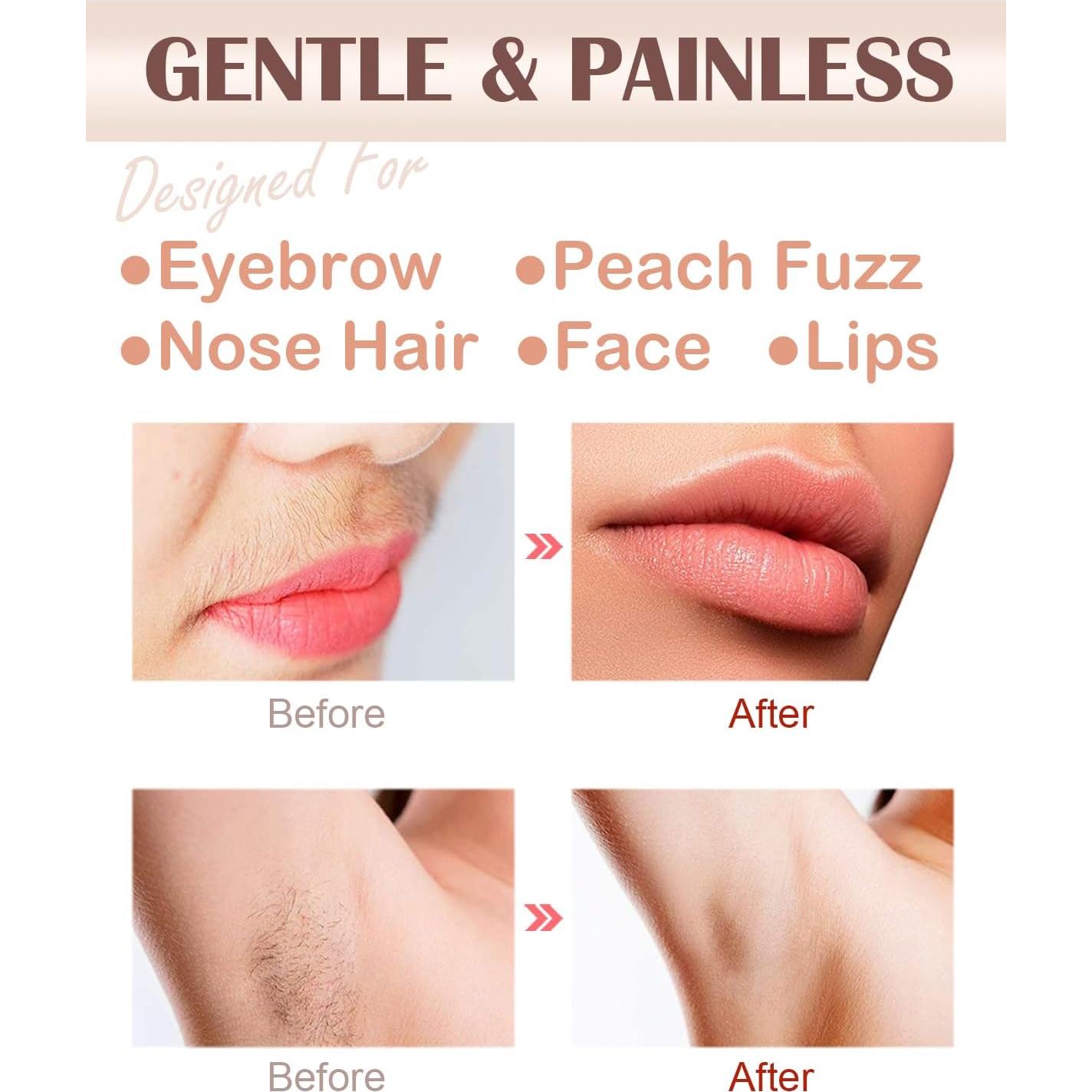 Removedor de Vello Facial y Recortador de Cejas KAYZON 2 en 1