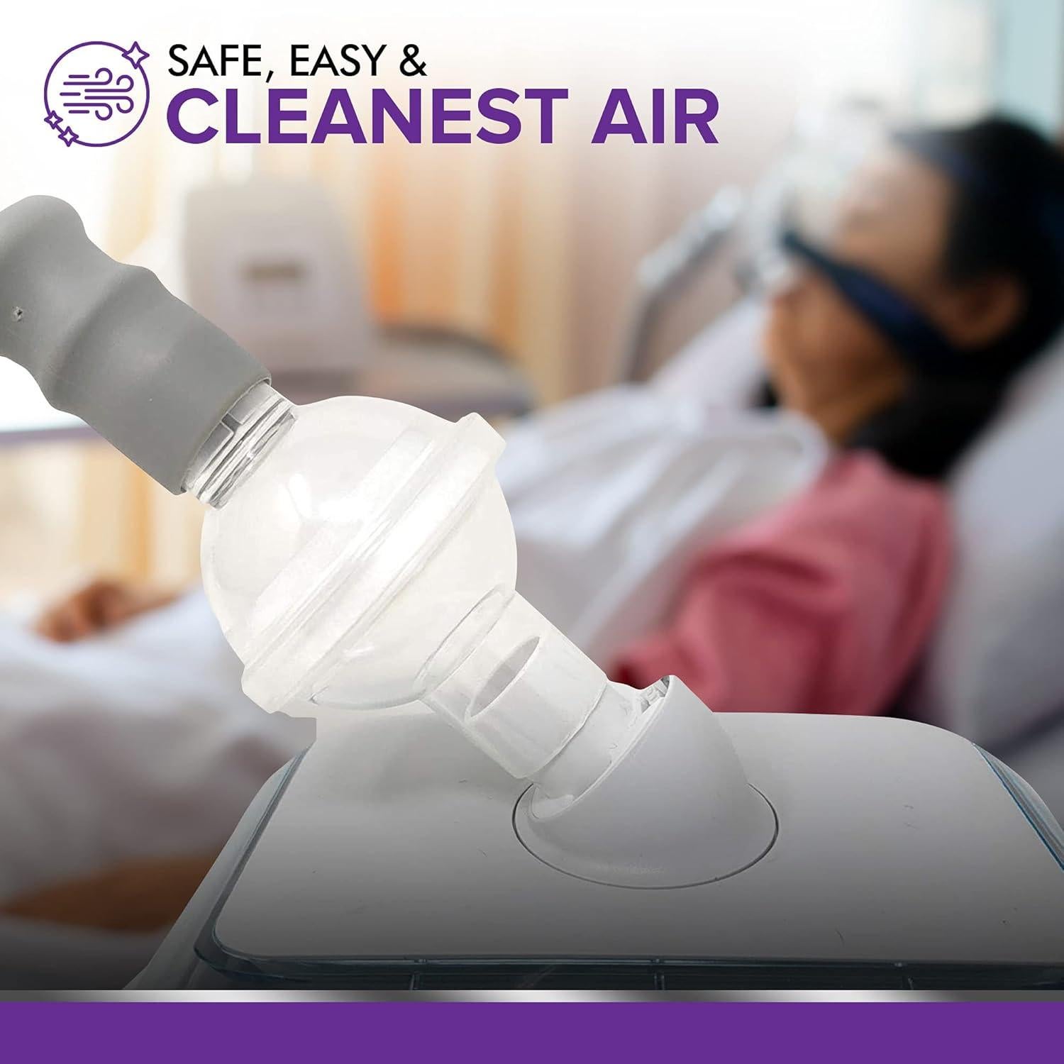 Filtros CPAP desechables Mars Wellness - Paquete de 3 unidades