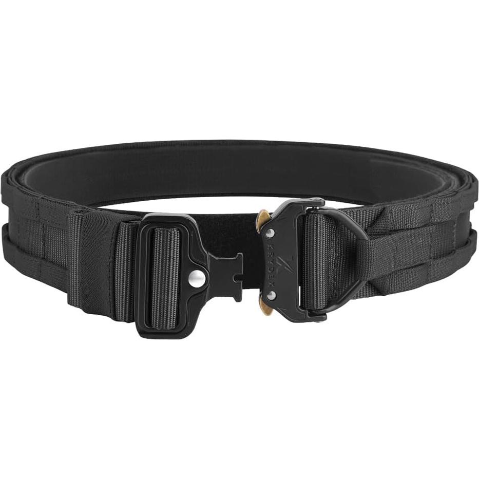 Cinturón Táctico KRYDEX 1.75" (4,45 cm) MOLLE Liberación Rápida