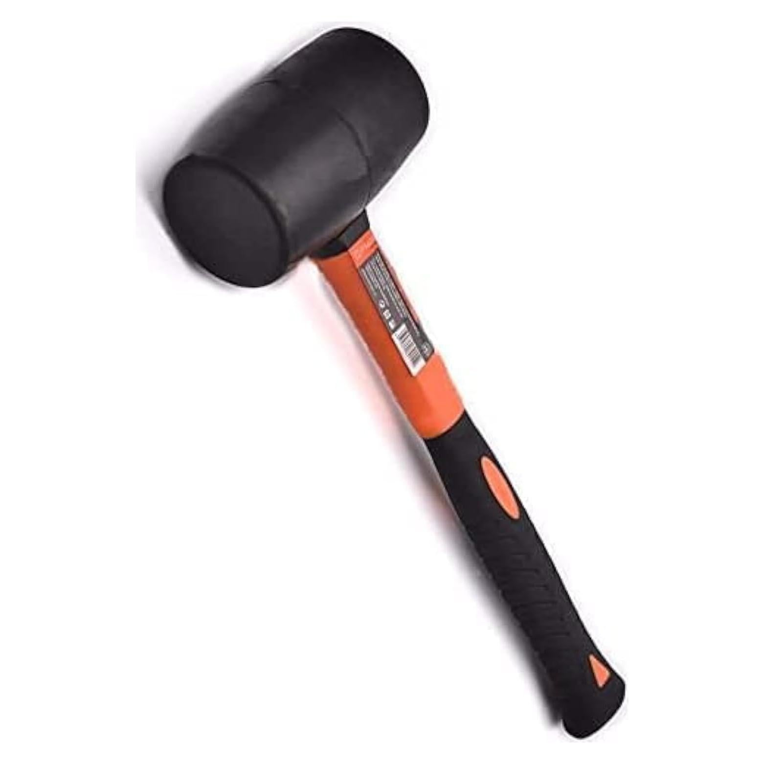 Martillo de Goma Edward Tools 0.45 kg - Cabeza Ecológica para Golpe Suave