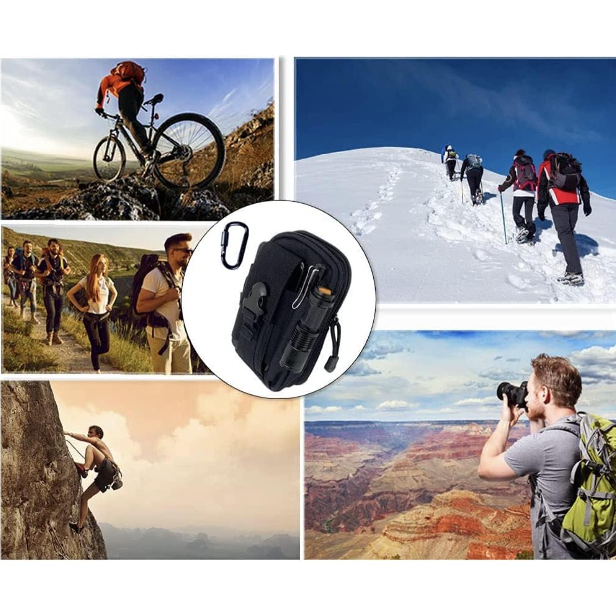 Bolsa Táctica Multifuncional Sailupxinyuan - Negro