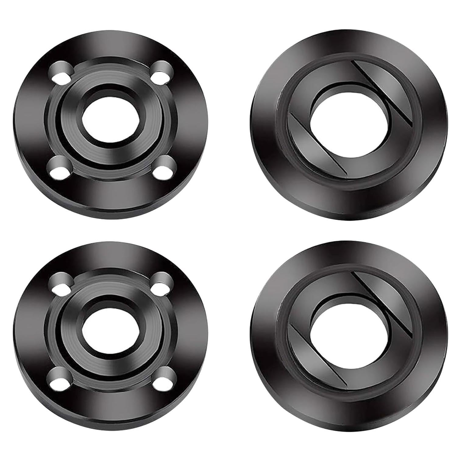 4 Piezas Tuercas de Amoladora Aienxn 5/8"-11 Acero al Carbono