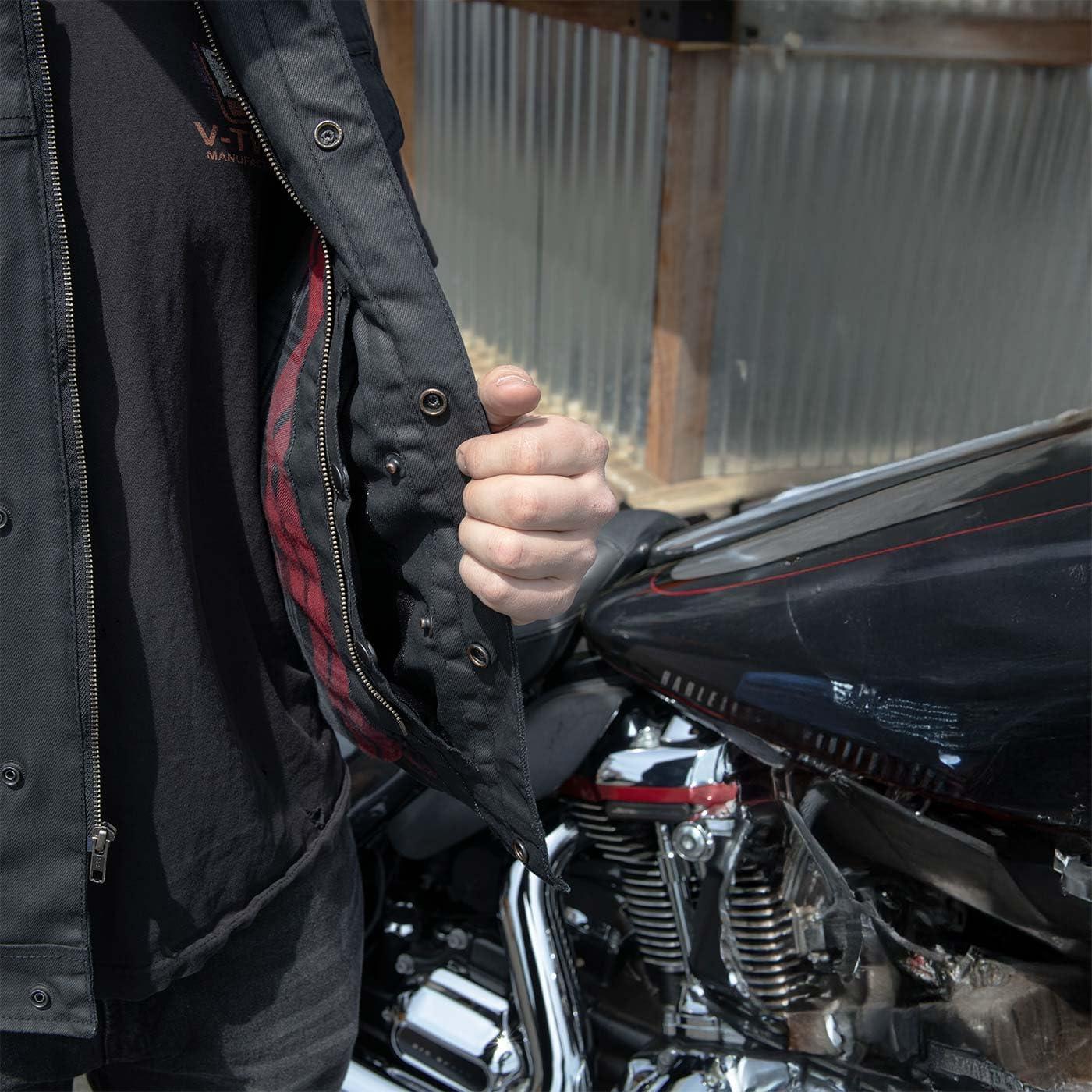 Chaleco de Motocicleta Milwaukee Leather MDM3030 Mezclilla Negra