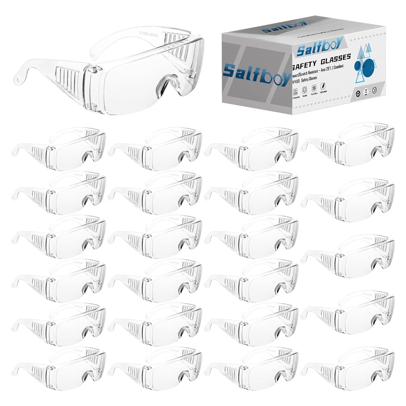 Gafas de Seguridad Salfboy Anti-Niebla ANSI Z87 Claras