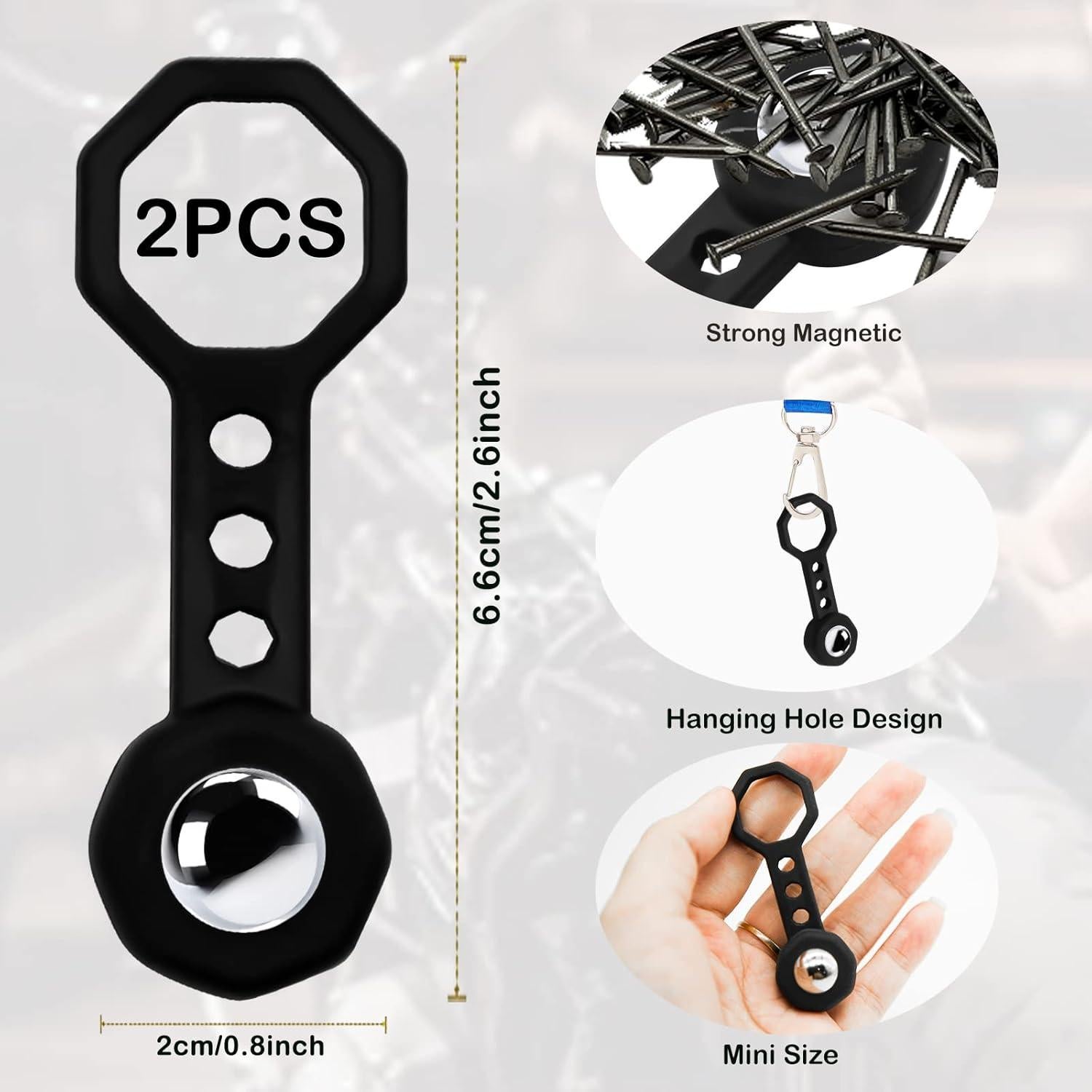 2 Piezas Buscador de Estudio Magnético CANIPHA 12.25 kg