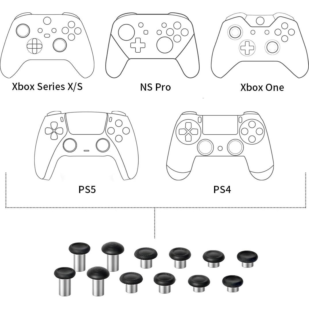 Kit de reparación de joysticks RALAN para Xbox y PS4/PS5