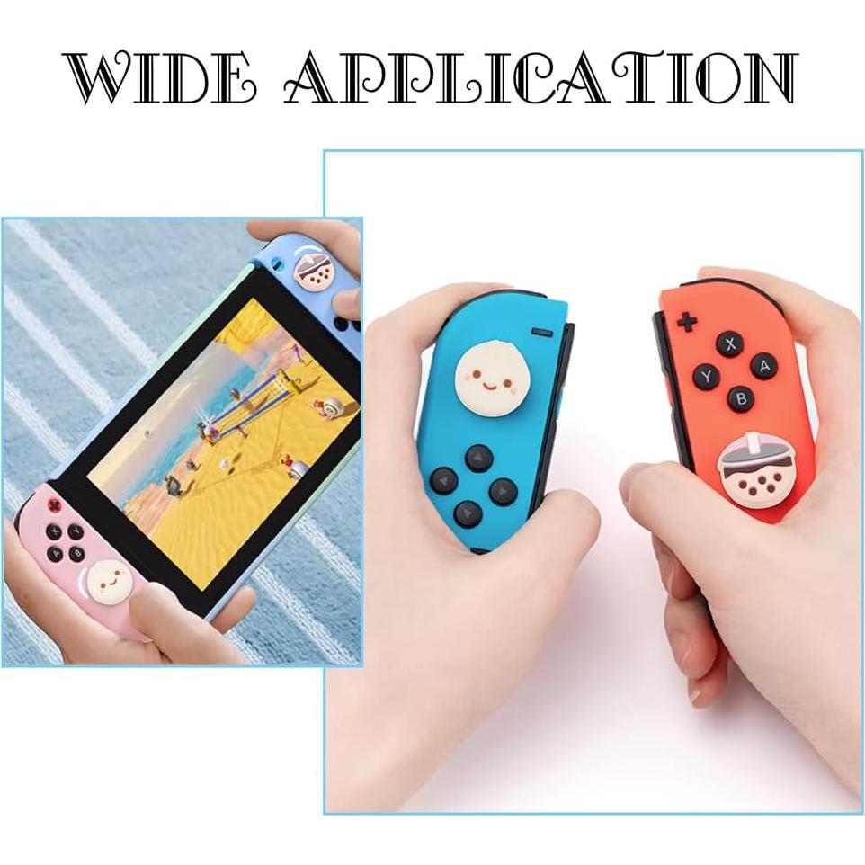 Agarraderas de Pulgar GORGECRAFT para Switch OLED Lite 4Pcs