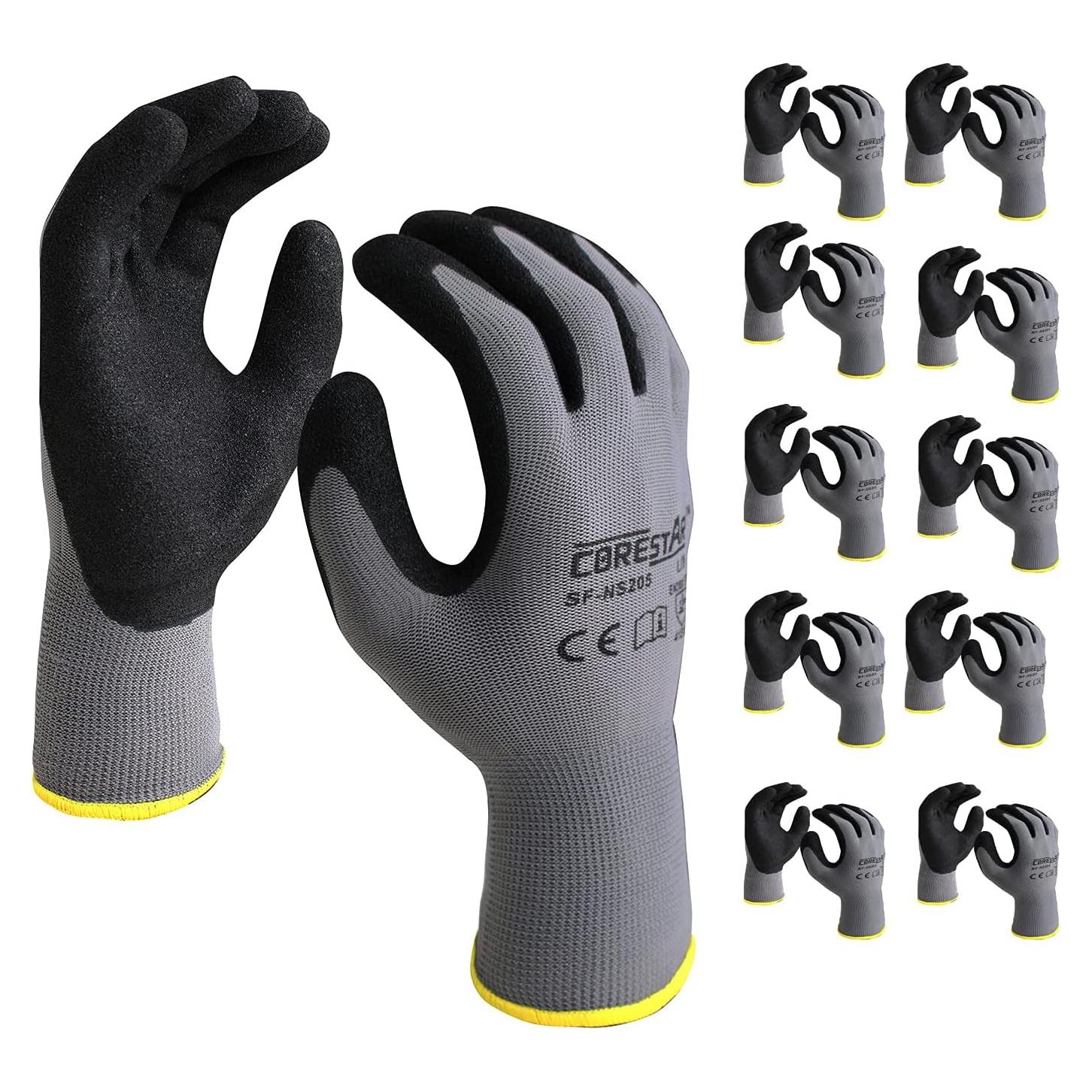 Guantes de Trabajo Corestar Nitrilo 10 Pares Unisex