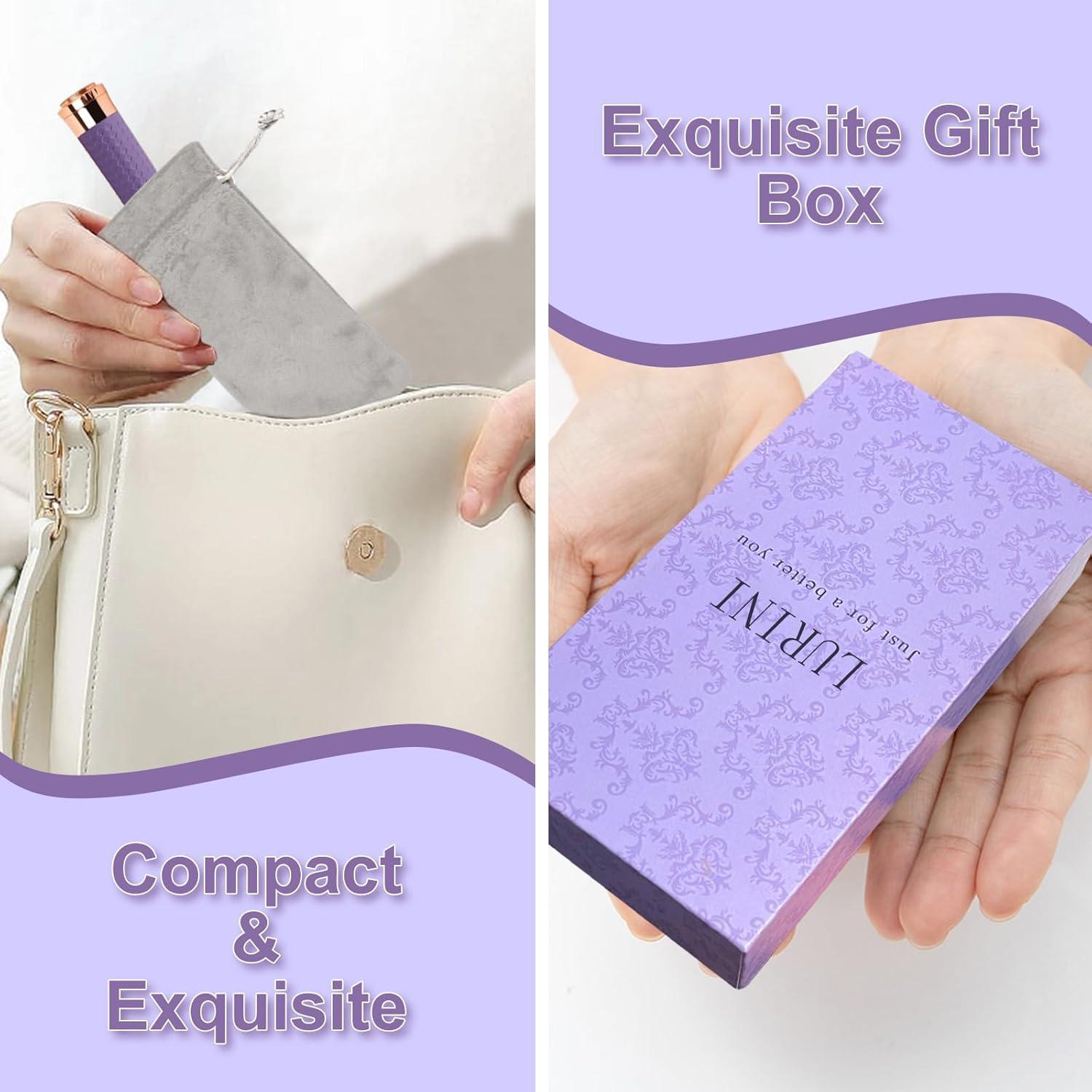 Removedor de Vello Facial Lurini BB-0609 Indoloro Recargable Azul