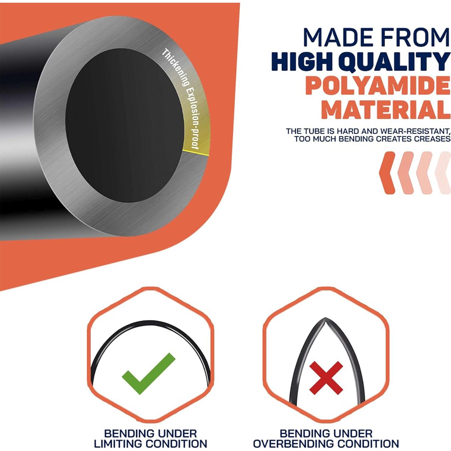 Manguera de Aire 1/4" Utah Pneumatic 10 Metros Nylon