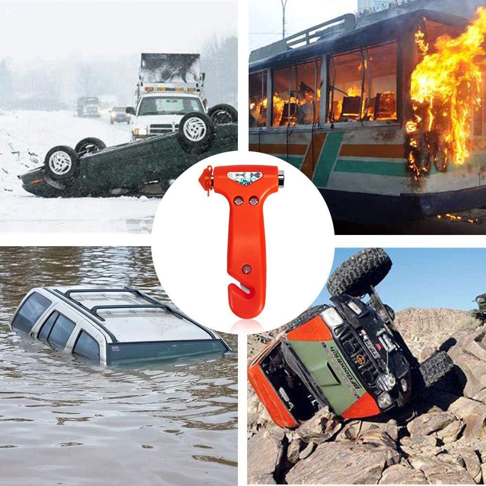 Martillo de Seguridad MOTORBUDDY 2 Paquetes Cortador Cinturón