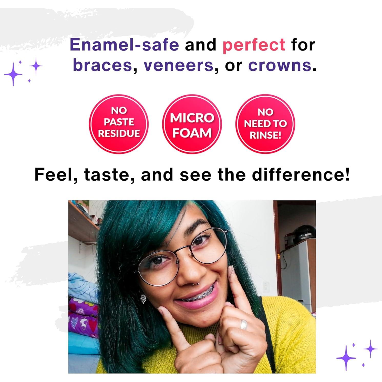 Limpiador de Alineadores y Espuma Blanqueadora Divine White - 2 Pack