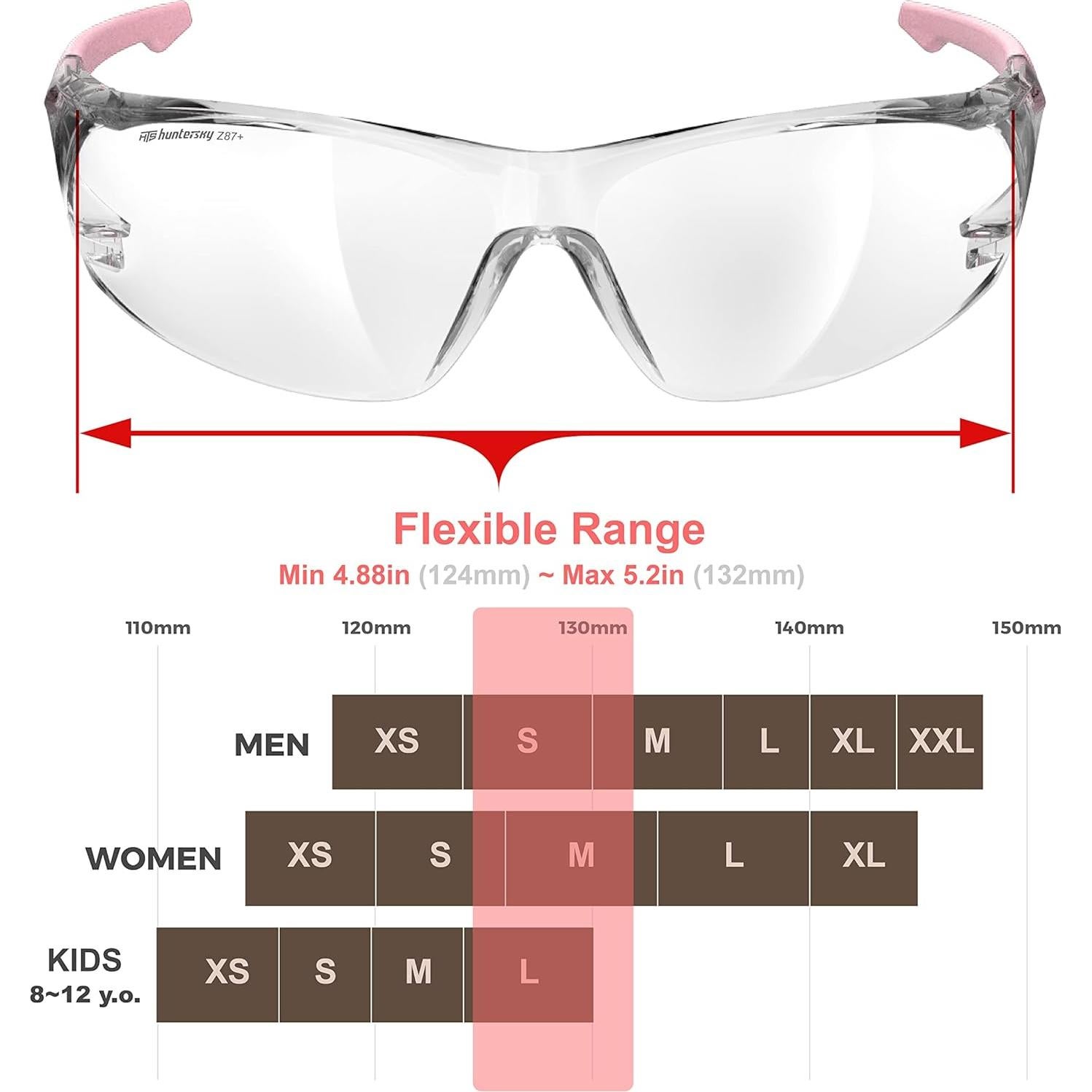 Gafas de Seguridad HTS HUNTERSKY Claras Anti-Niebla
